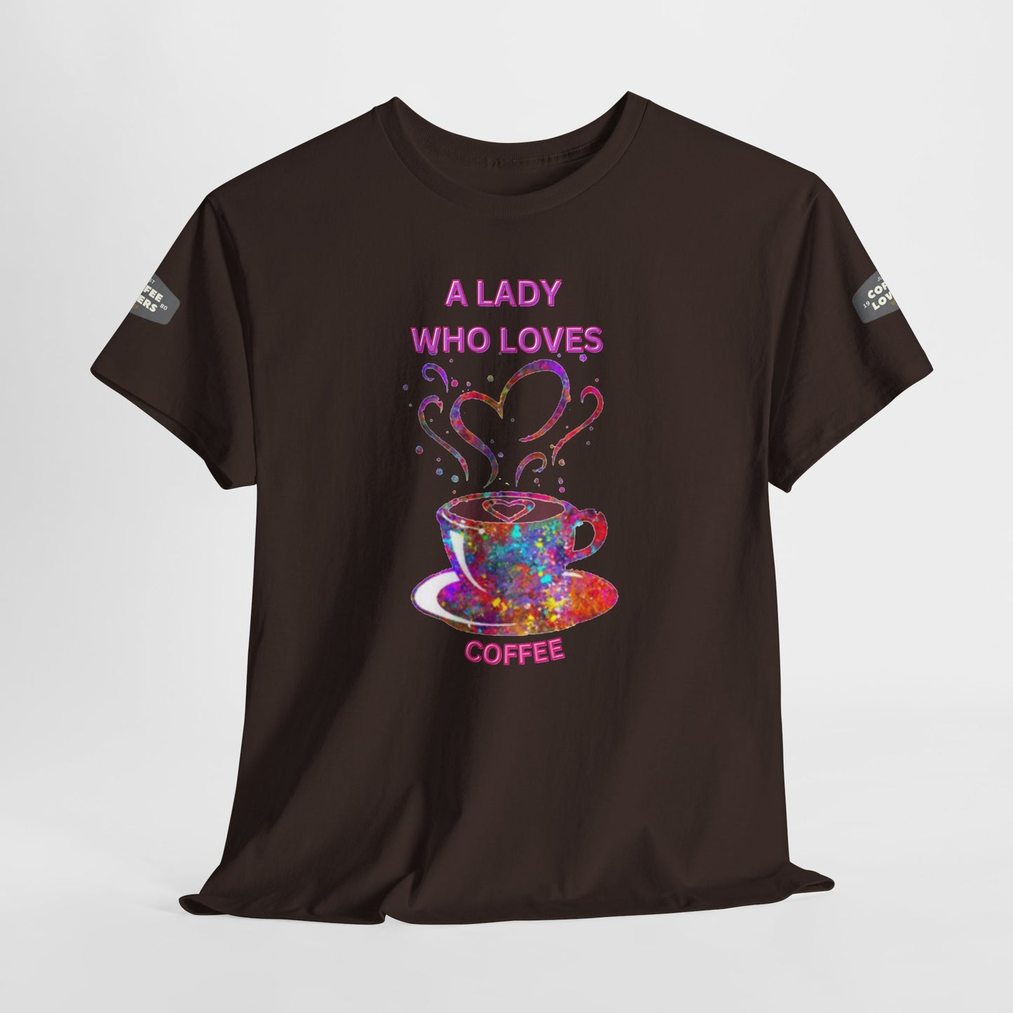 Coffee Lover Cotton Tee - For Women Who Love Coffee