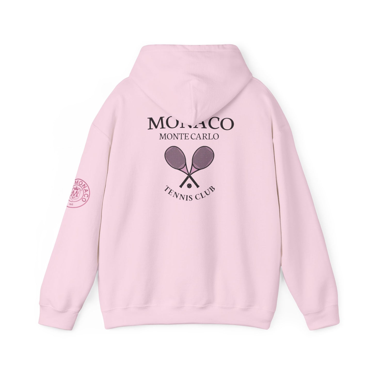 Monaco Monte Carlo Tennis Club Hoodie – Vintage Racket Logo Pullover