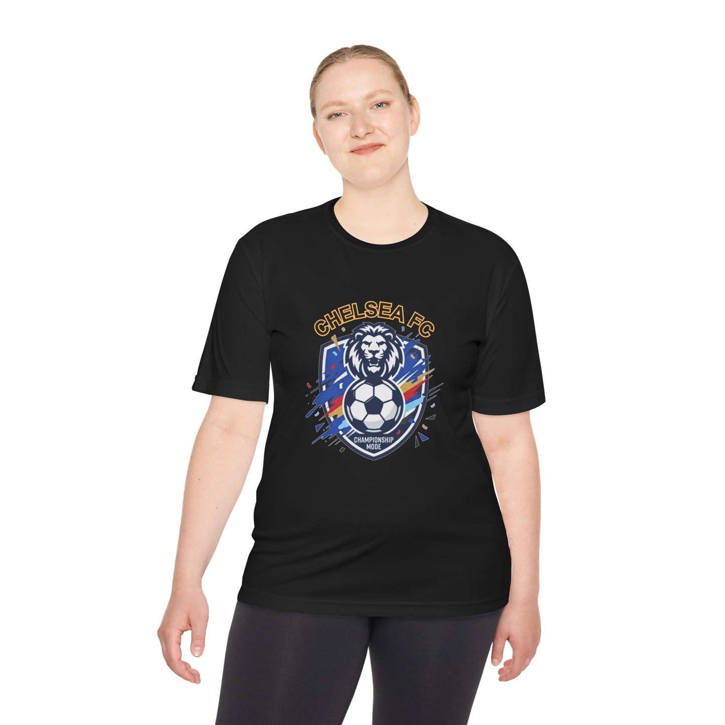 Chelsea FC Lion Soccer Tee — 'Keep the Blue Flag Flying High' Moisture-Wicking Shirt