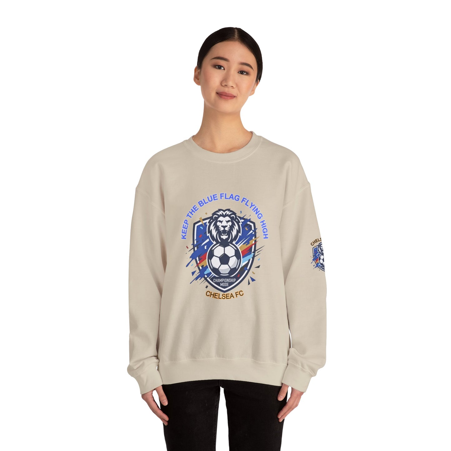 Keep the Blue Flag Flying High Sweatshirt | Chelsea Soccer Fans Pride Sweatshirt, - Trending Novelties & Gifts