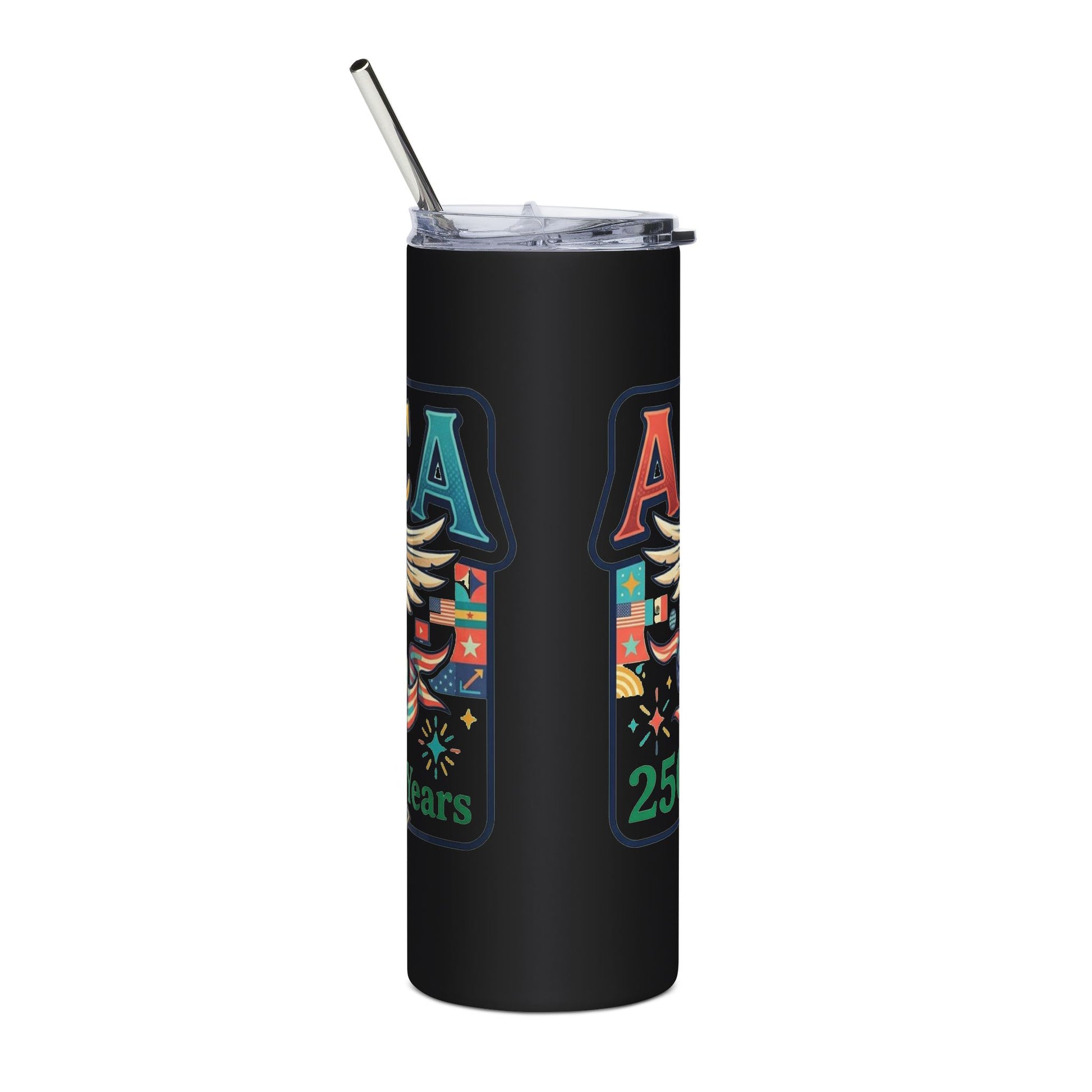 USA 250th ANNIVERSARY Patriotic 20oz Stainless Tumbler — "America 250 Years" Eagle Travel Tumbler - Trending Novelties & Gifts