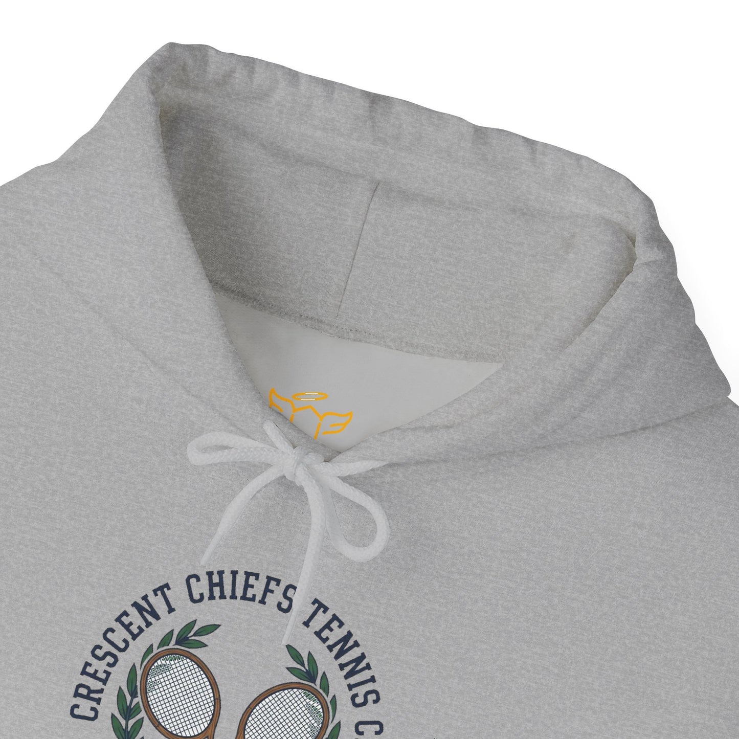 Tennis Club Hoodie — "Crescent Chief's Tennis Club" Retro Athletic Pullover