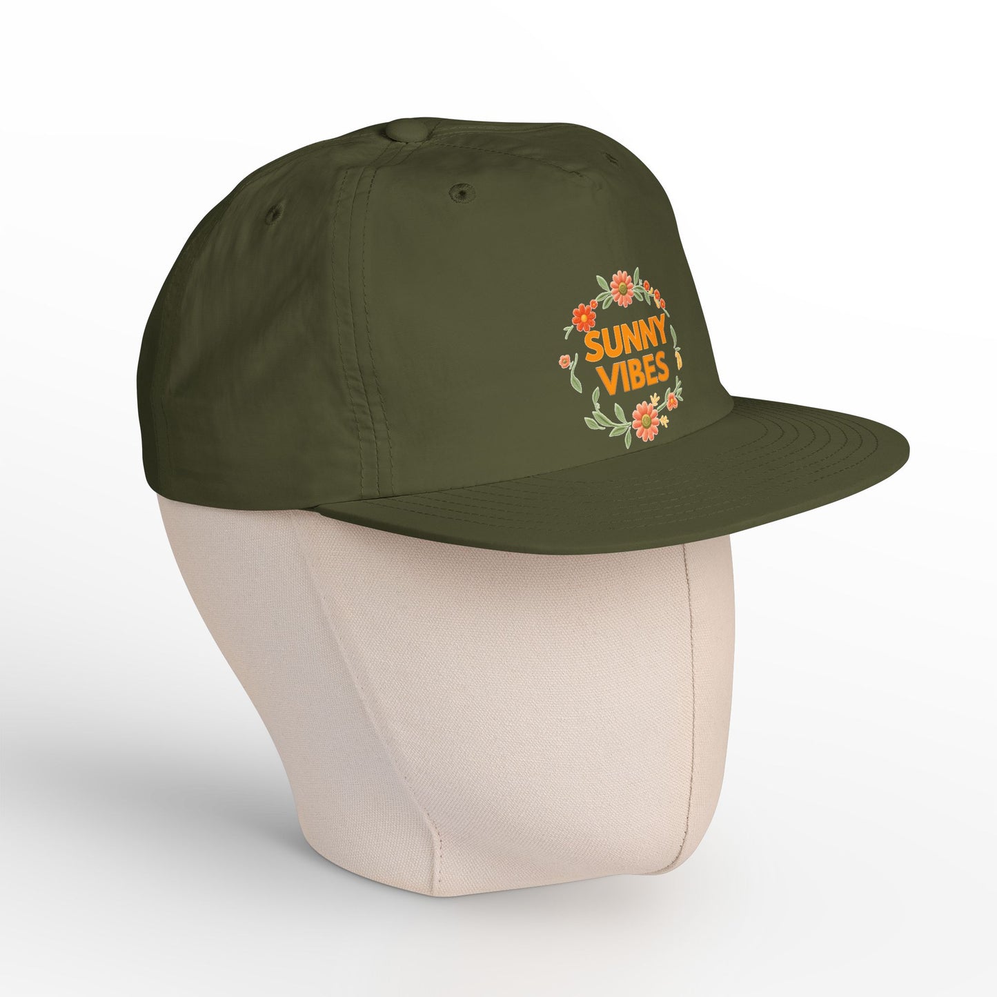 Sunny Vibes Surf Cap — Summer Floral Beach Hat - Trending Novelties & Gifts