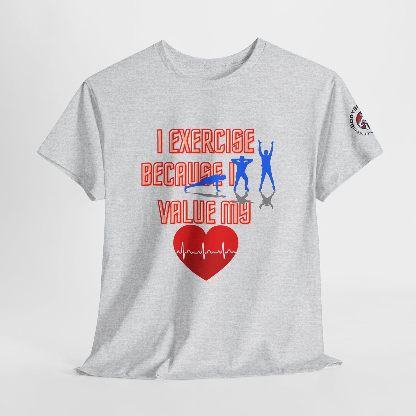 Fitness Quotes Heart Health Cotton T-shirt. FQT