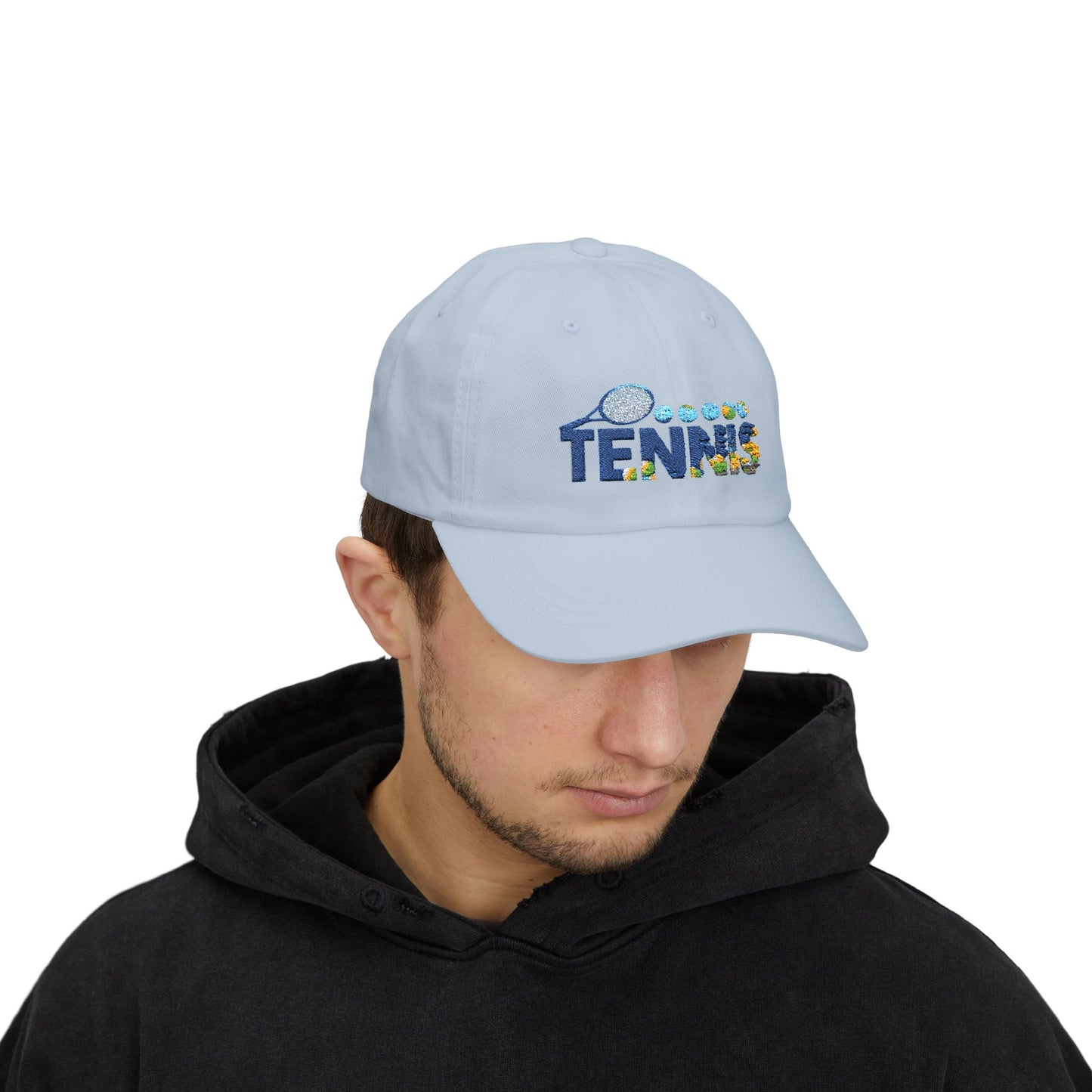 Tennis Creative Graphic Design Cap (Sky Creative1) (EM)