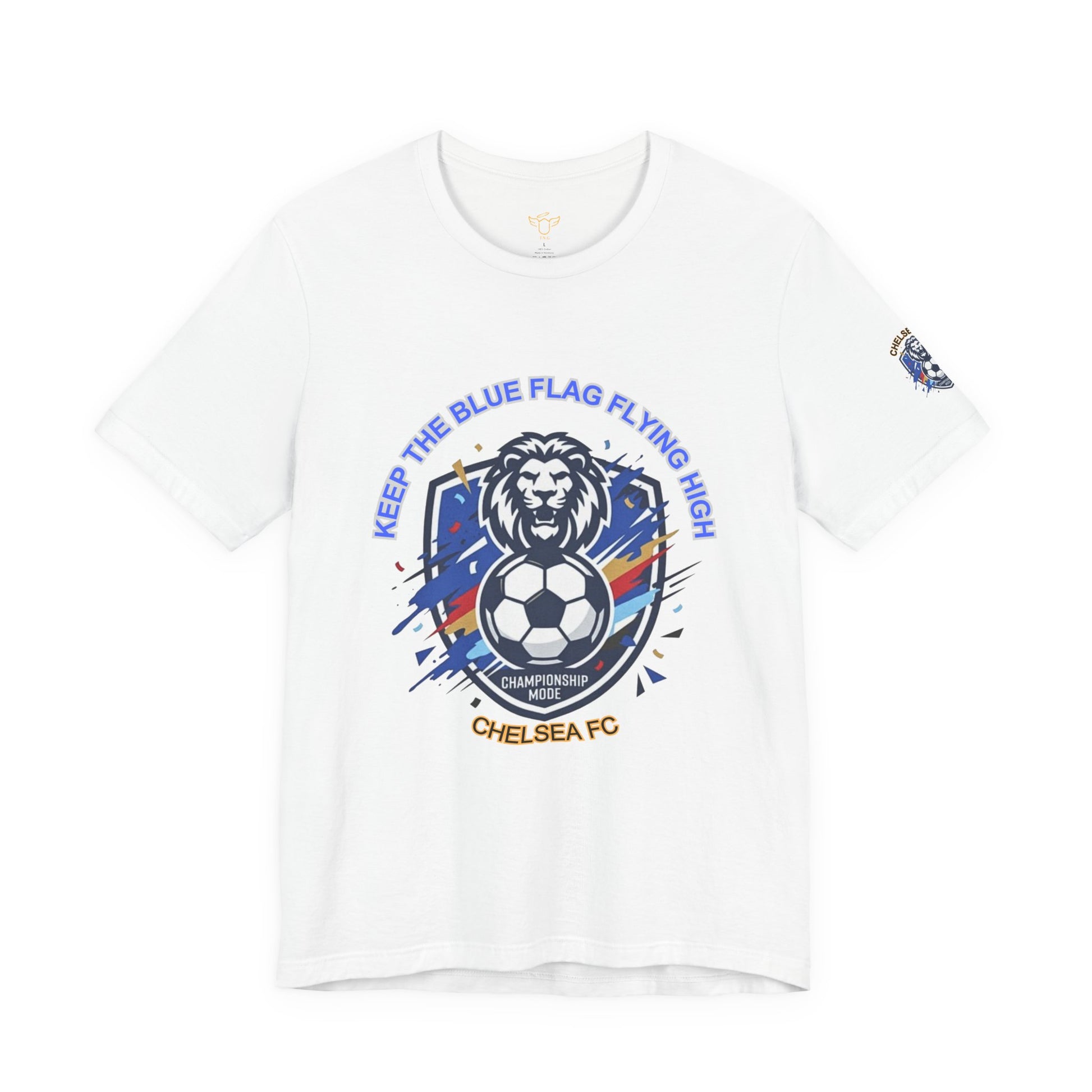 Keep the Blue Flag Flying High Tee | Retro Soccer, Chelsea Pride - Trending Novelties & Gifts