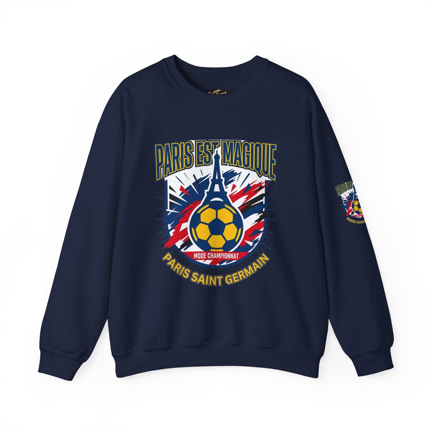 Paris Saint Germain Soccer Crest Sweatshirt | Paris Saint Germain soccer fans Sweatshirt - Trending Novelties & Gifts
