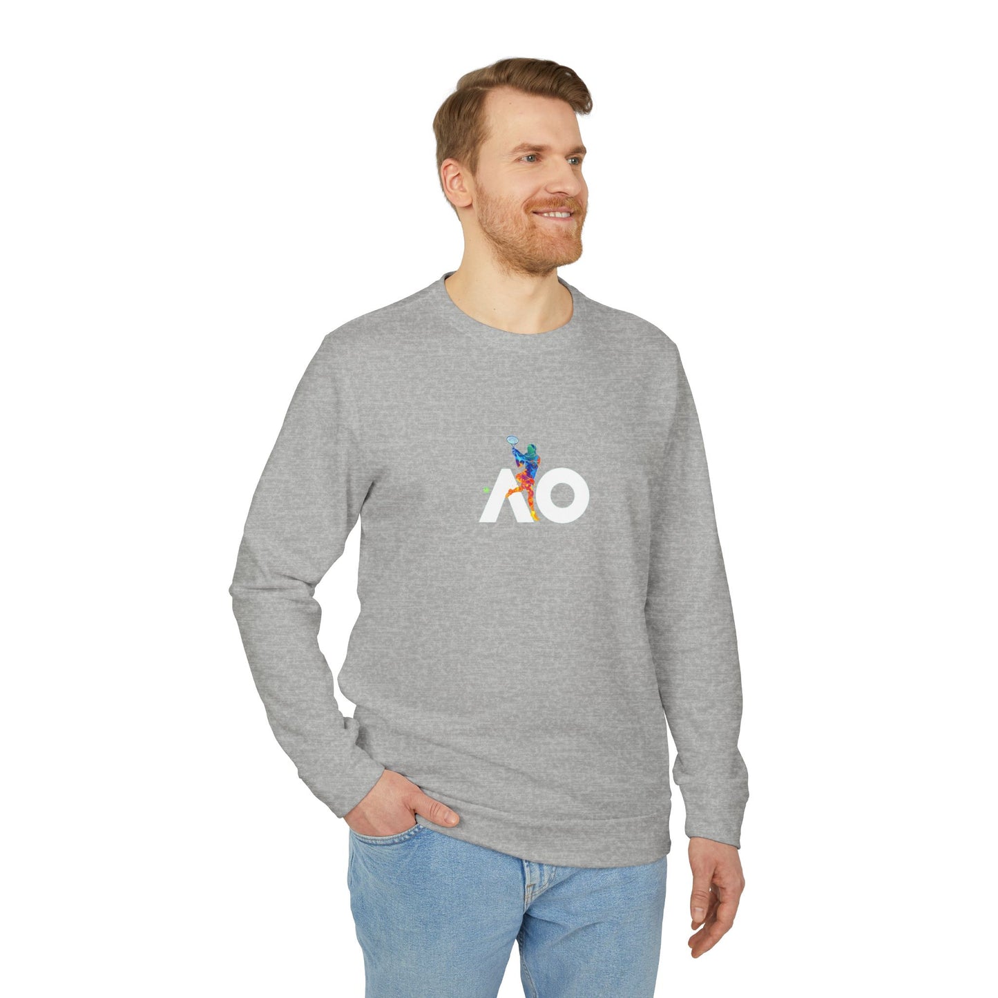 Adidas Tennis Motif Sweatshirt, Adidas sweatshirt, Adidas tennis apparel, Australian Open tennis apparel,