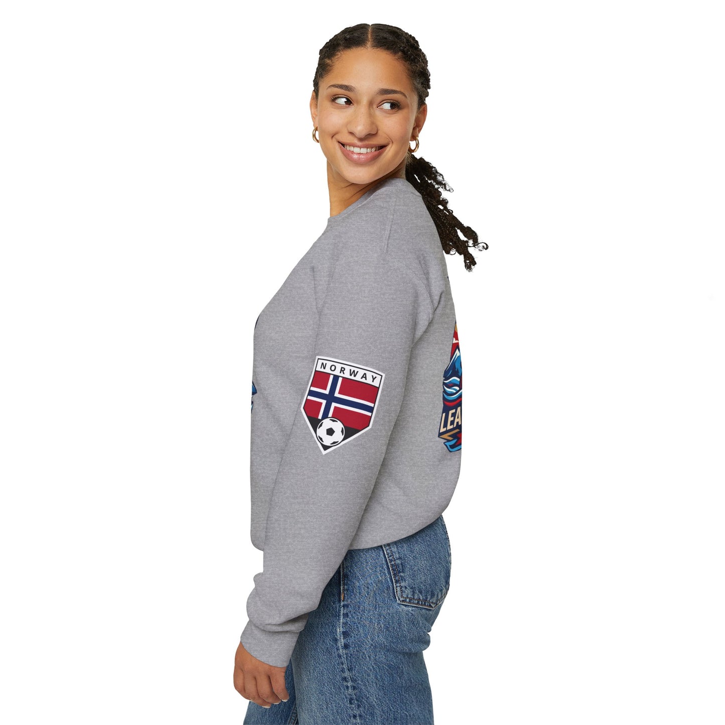 Norway '26 Viking Soccer Sweatshirt — Leaders of the North World Cup Fan Pullover