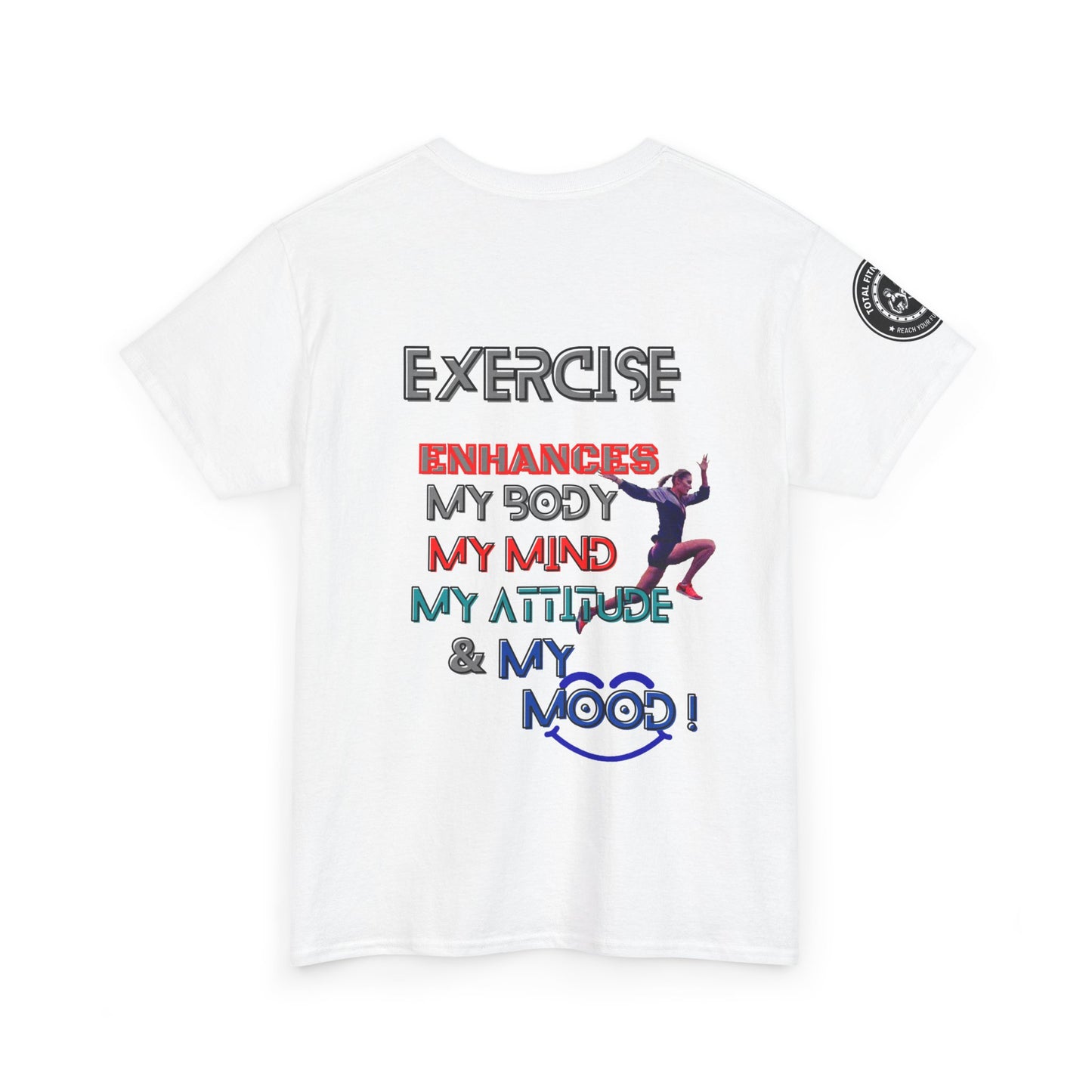 Fitness Quotes Gym Wear Unisex Heavy Cotton Tee 3. FQT