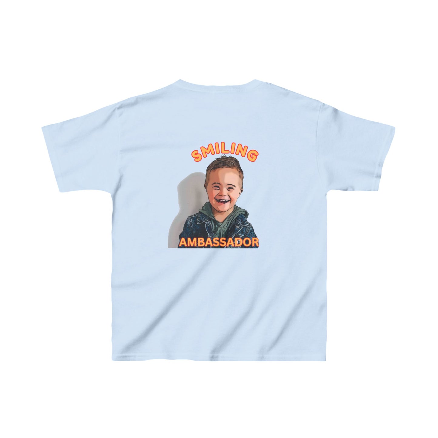 Novelty Tee Kids T-Shirt - Instagram's OurHuddyBuddy Smiling