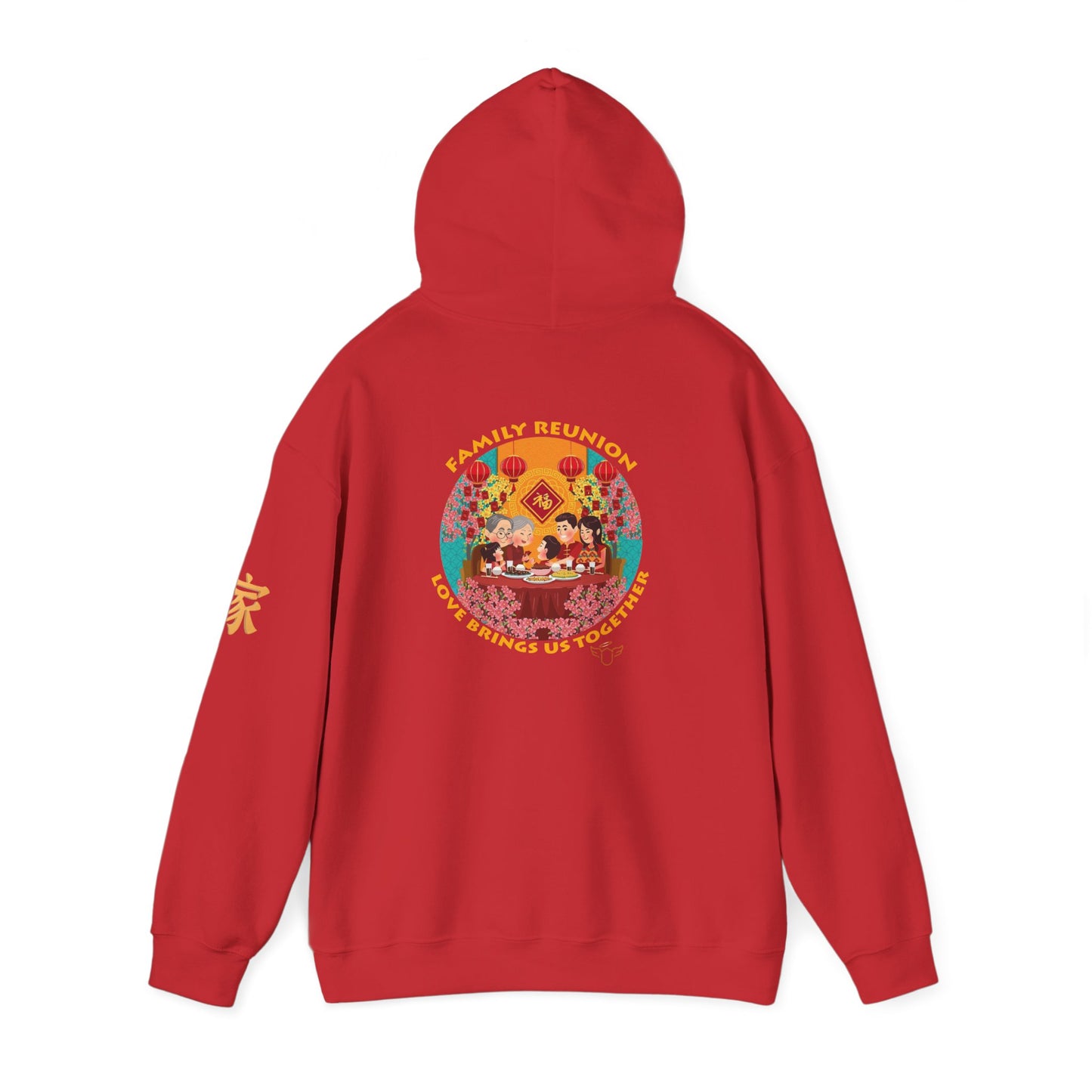 Family Reunion Hoodie – 'Love Brings Us Together' Chinese New Year Novelty Tee