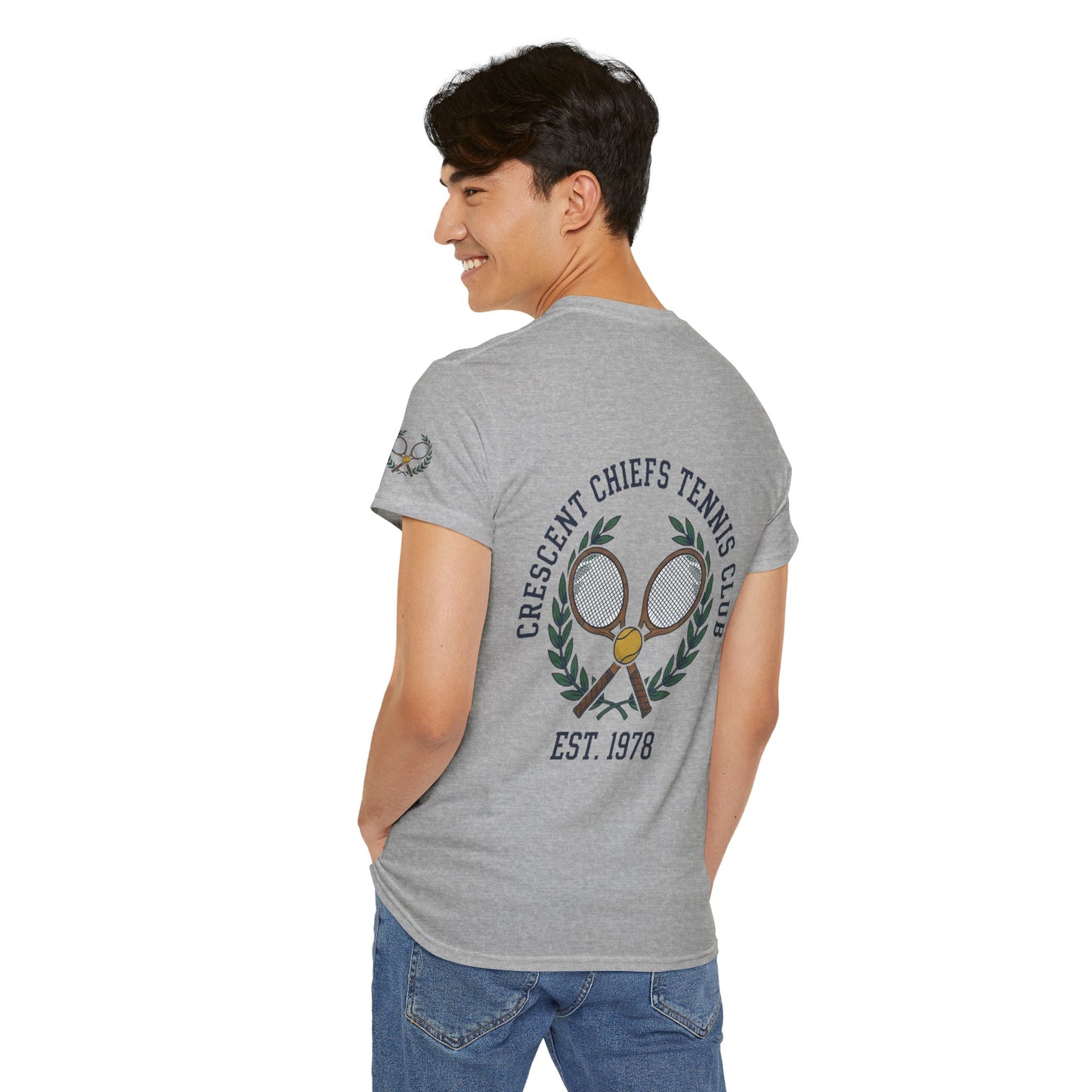 Vintage Tennis T-Shirt — Crescent Chiefs Tennis Club Est. 1978