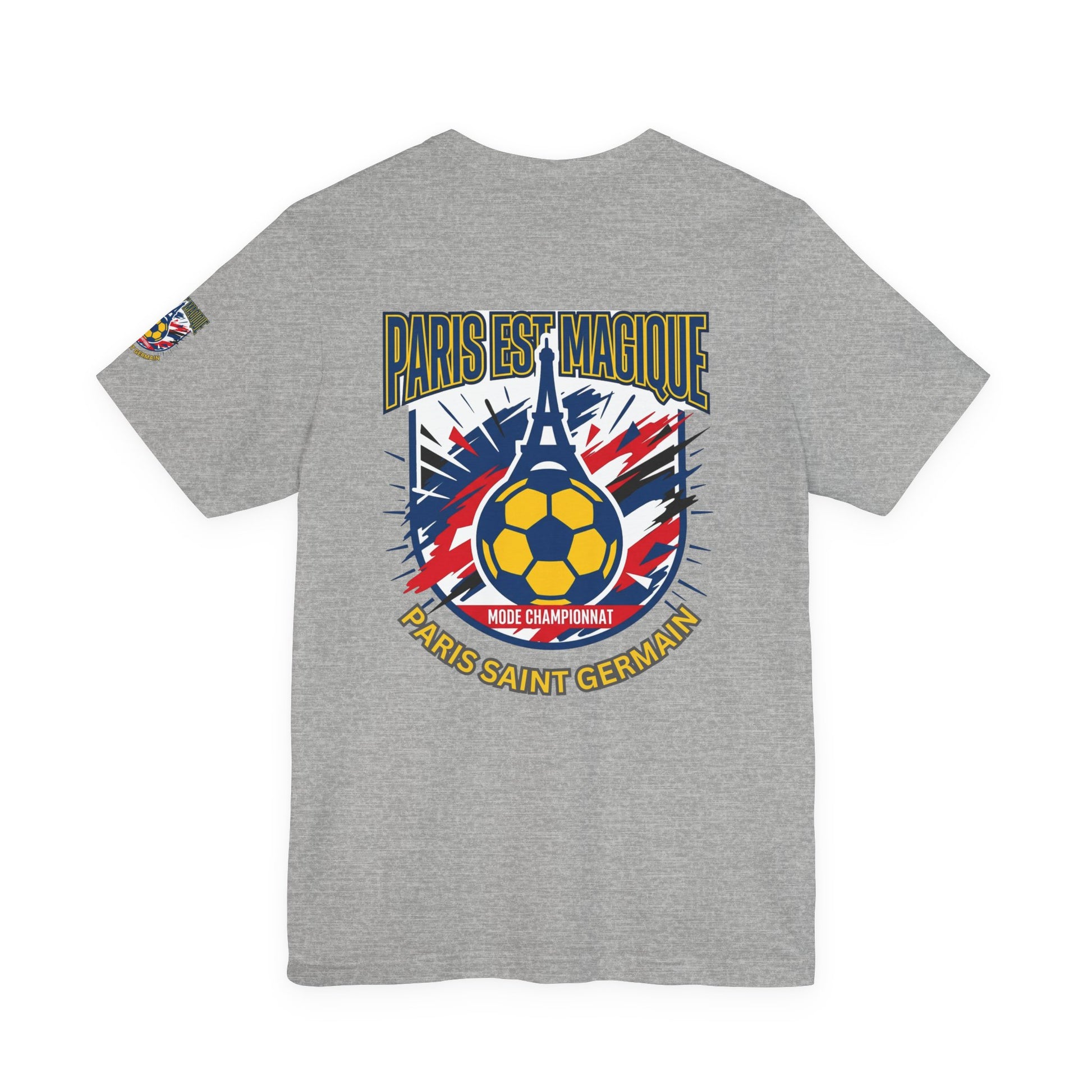 Paris-inspired Soccer Crest Tee | Paris Saint Germain Soccer Fan T-shirt - Trending Novelties & Gifts