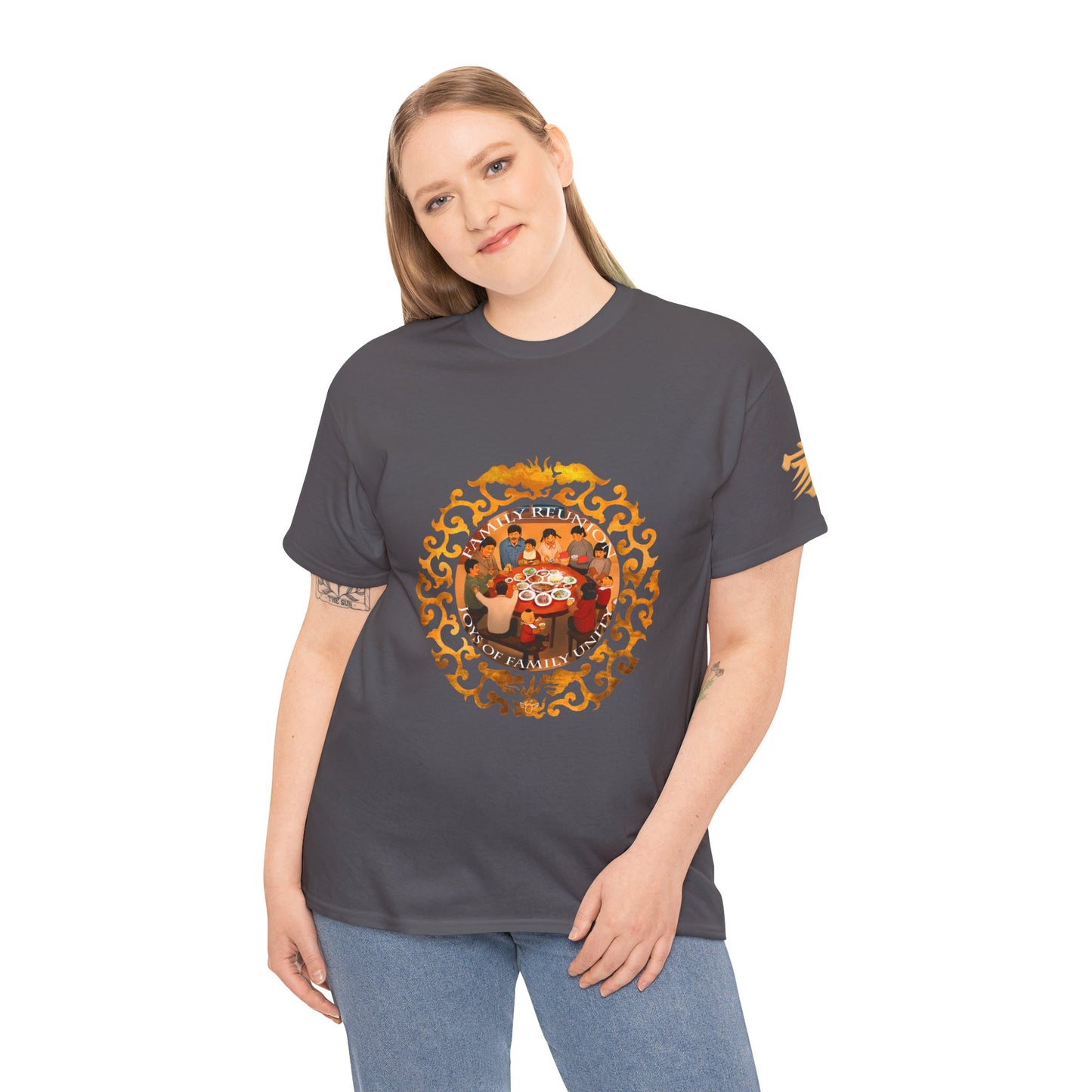 Novelty Tee — Chinese New Year Family Reunion Design
