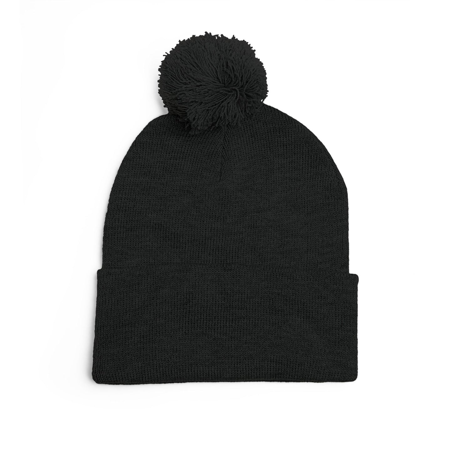 Summer Pom-Pom Beanie — "Good Vibes" Embroidered Sunflower Knit Hat - Trending Novelties & Gifts