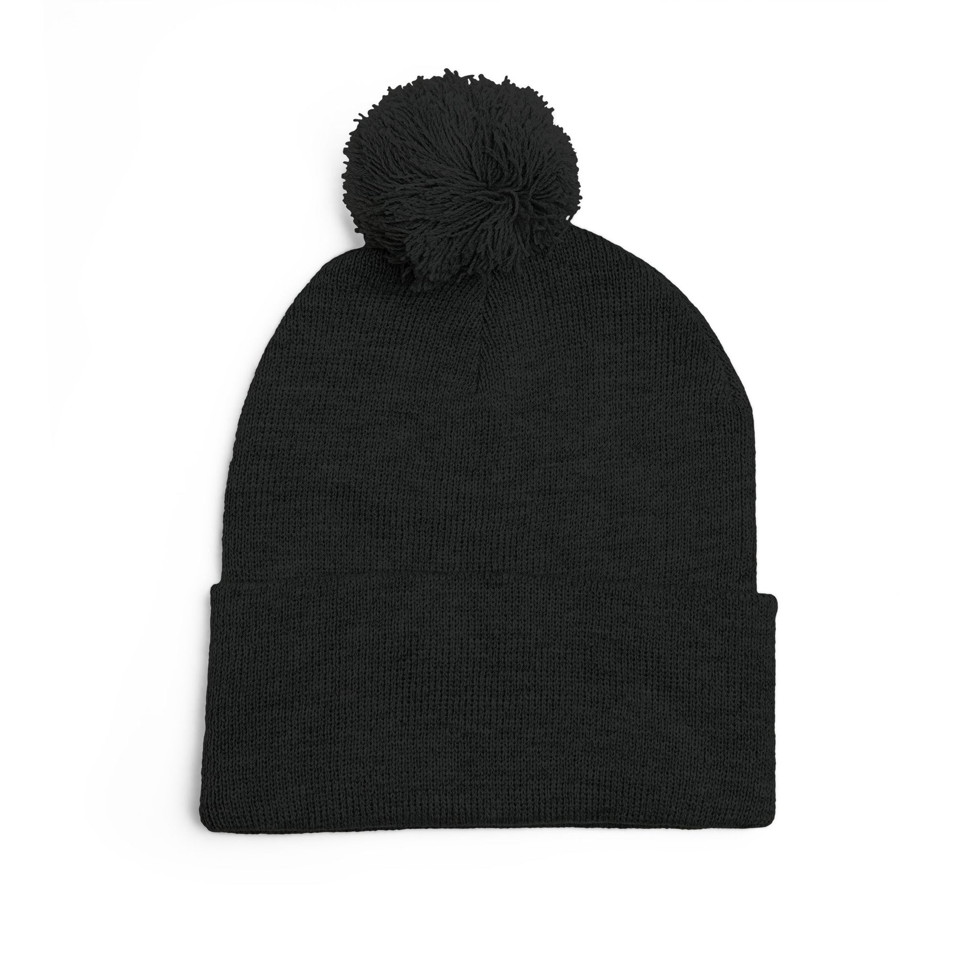 Summer Pom-Pom Beanie — "Good Vibes" Embroidered Sunflower Knit Hat - Trending Novelties & Gifts