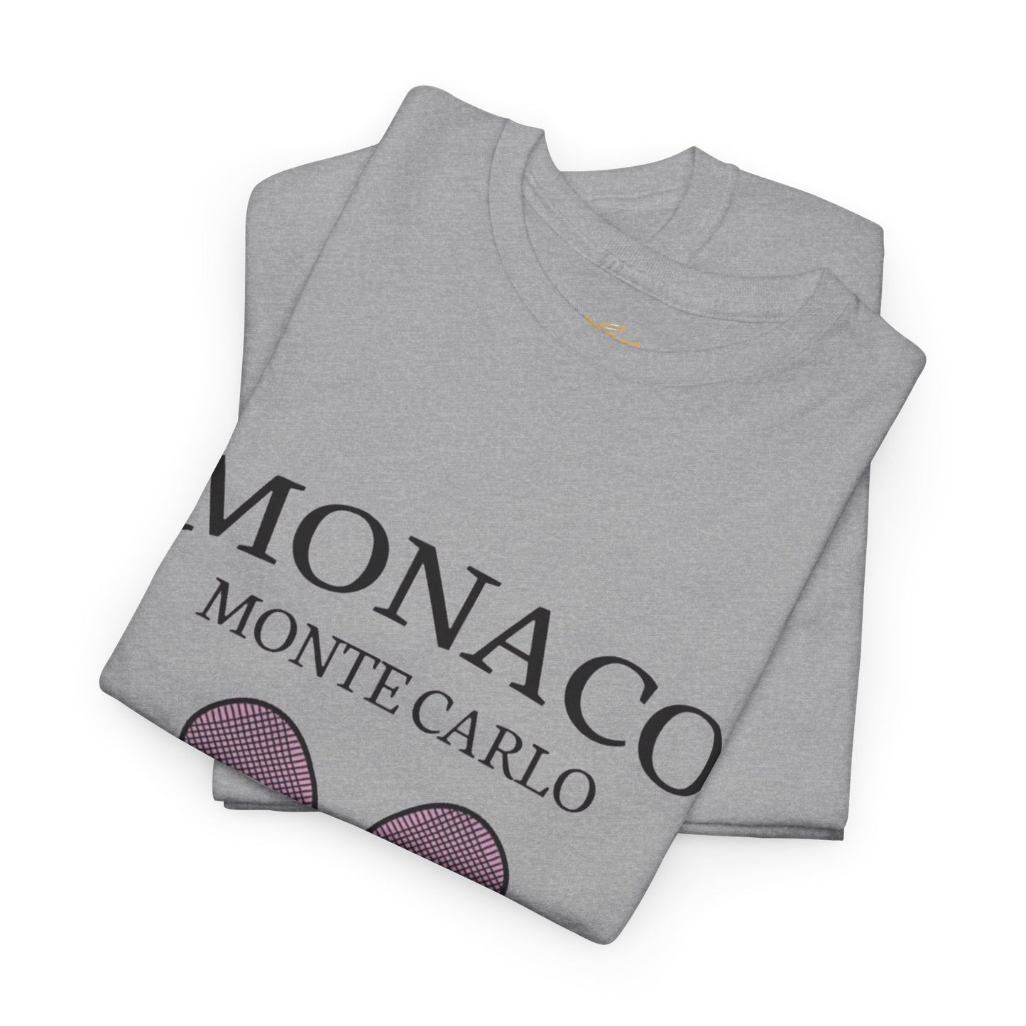 Monaco Monte Carlo Tennis Club Tee — Vintage Tennis Racket Shirt