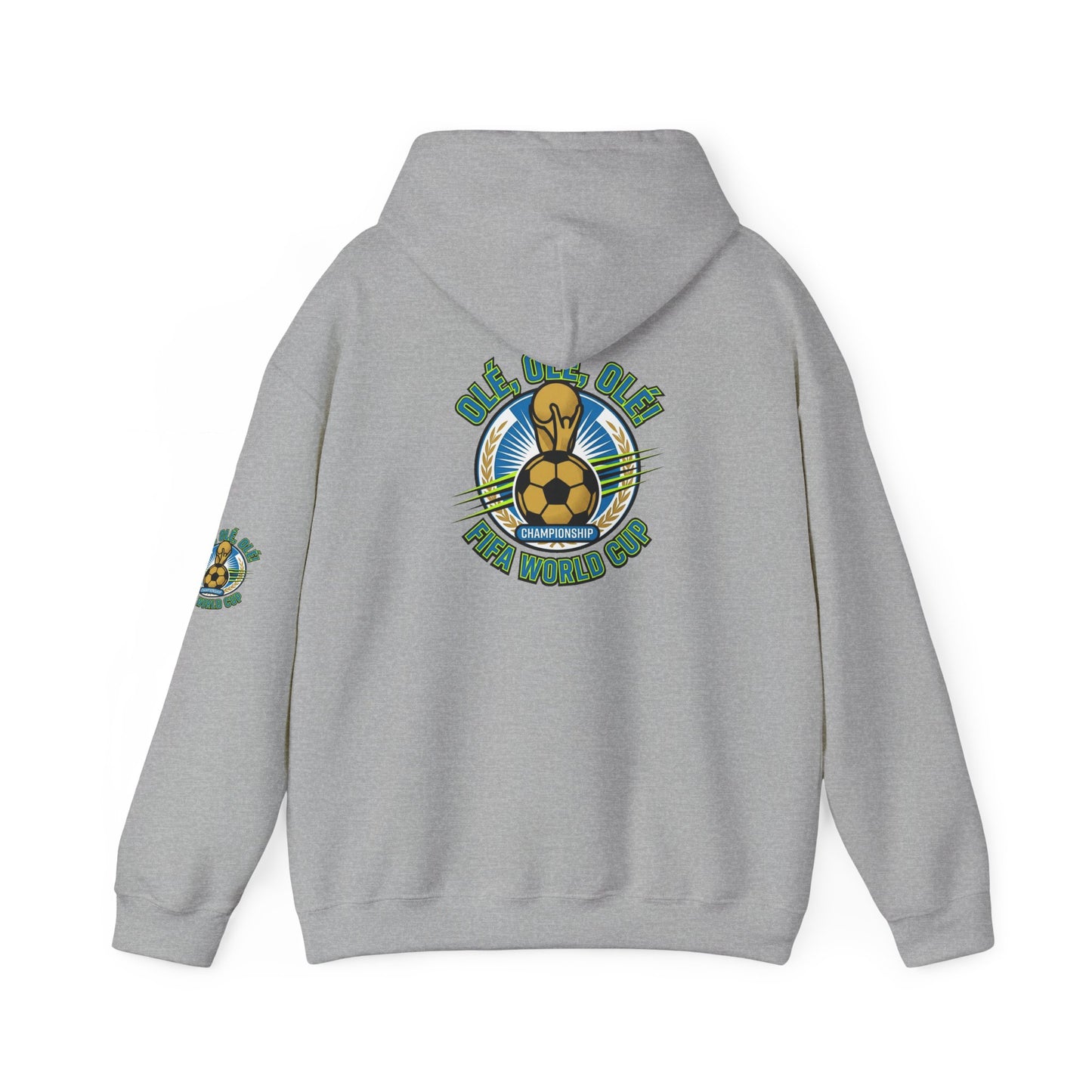 Soccer Champions Graphic Hoodie — World Cup Vintage Trophy Design Hoodie - Trending Novelties & Gifts