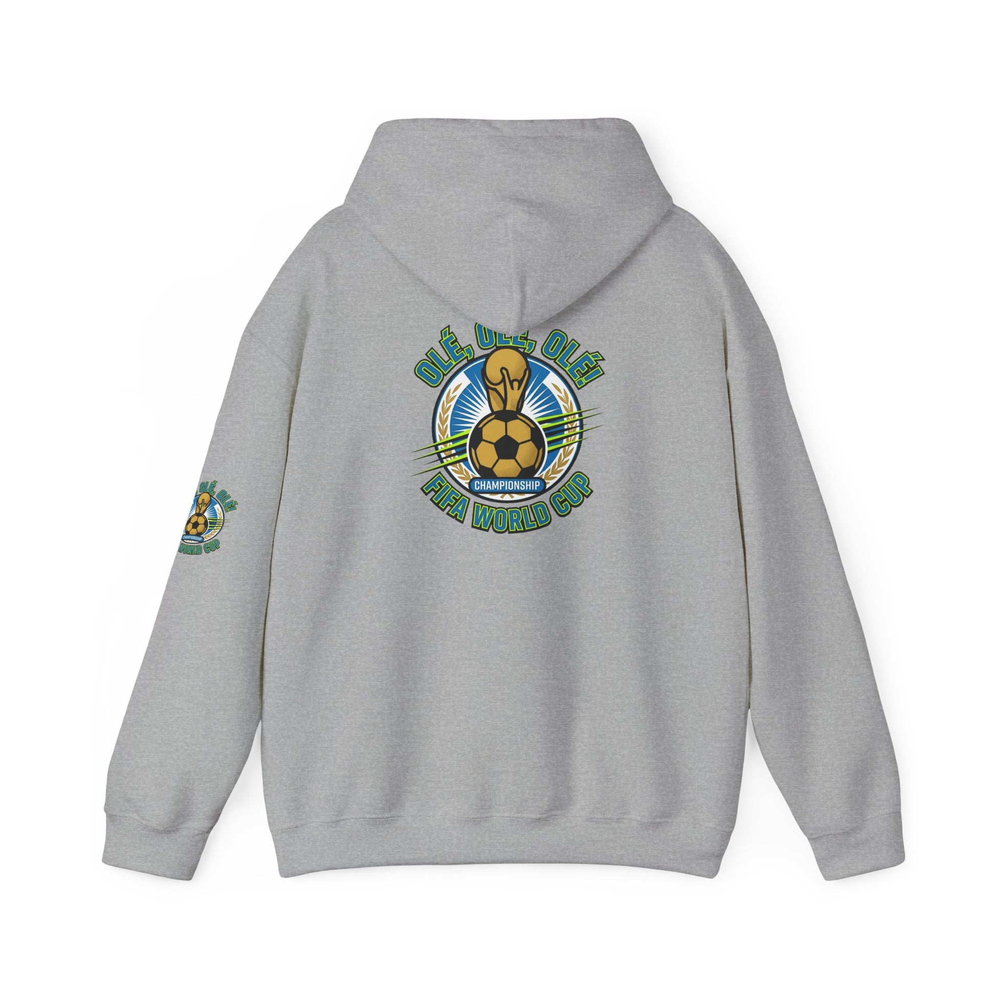 Soccer Champions Graphic Hoodie — World Cup Vintage Trophy Design Hoodie - Trending Novelties & Gifts