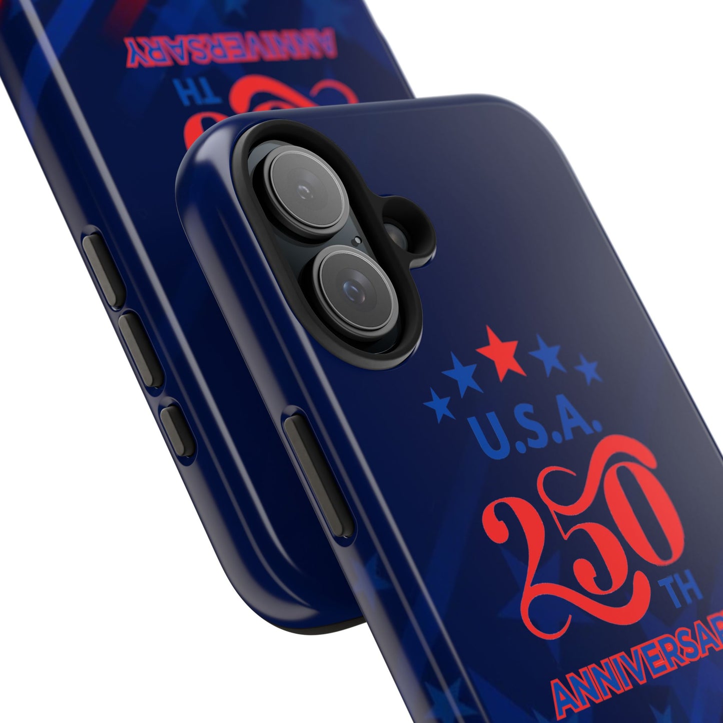 USA 250th Anniversary Tough Phone Case – Patriotic "American Flag" Design - Trending Novelties & Gifts