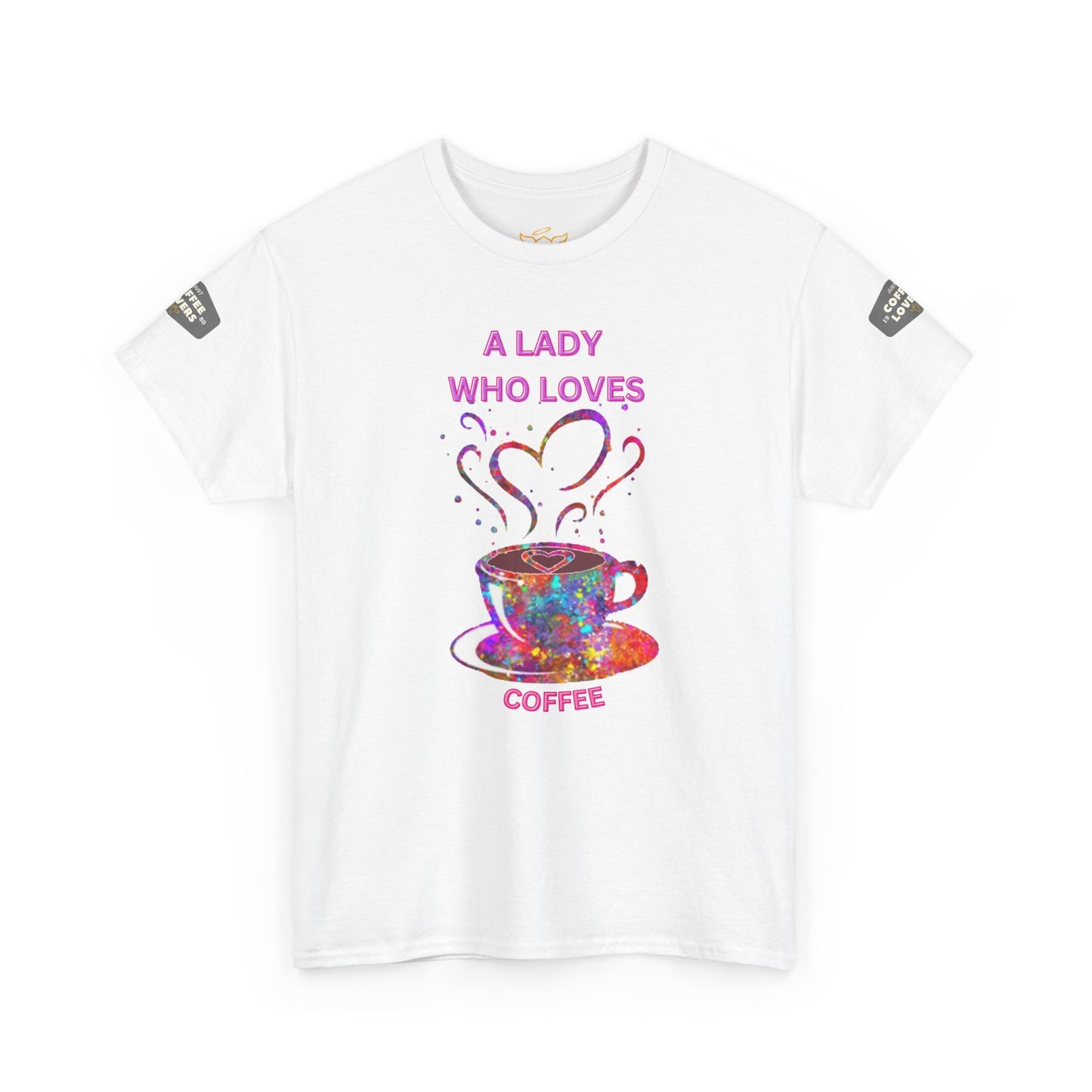 Coffee Lover Cotton Tee - For Women Who Love Coffee
