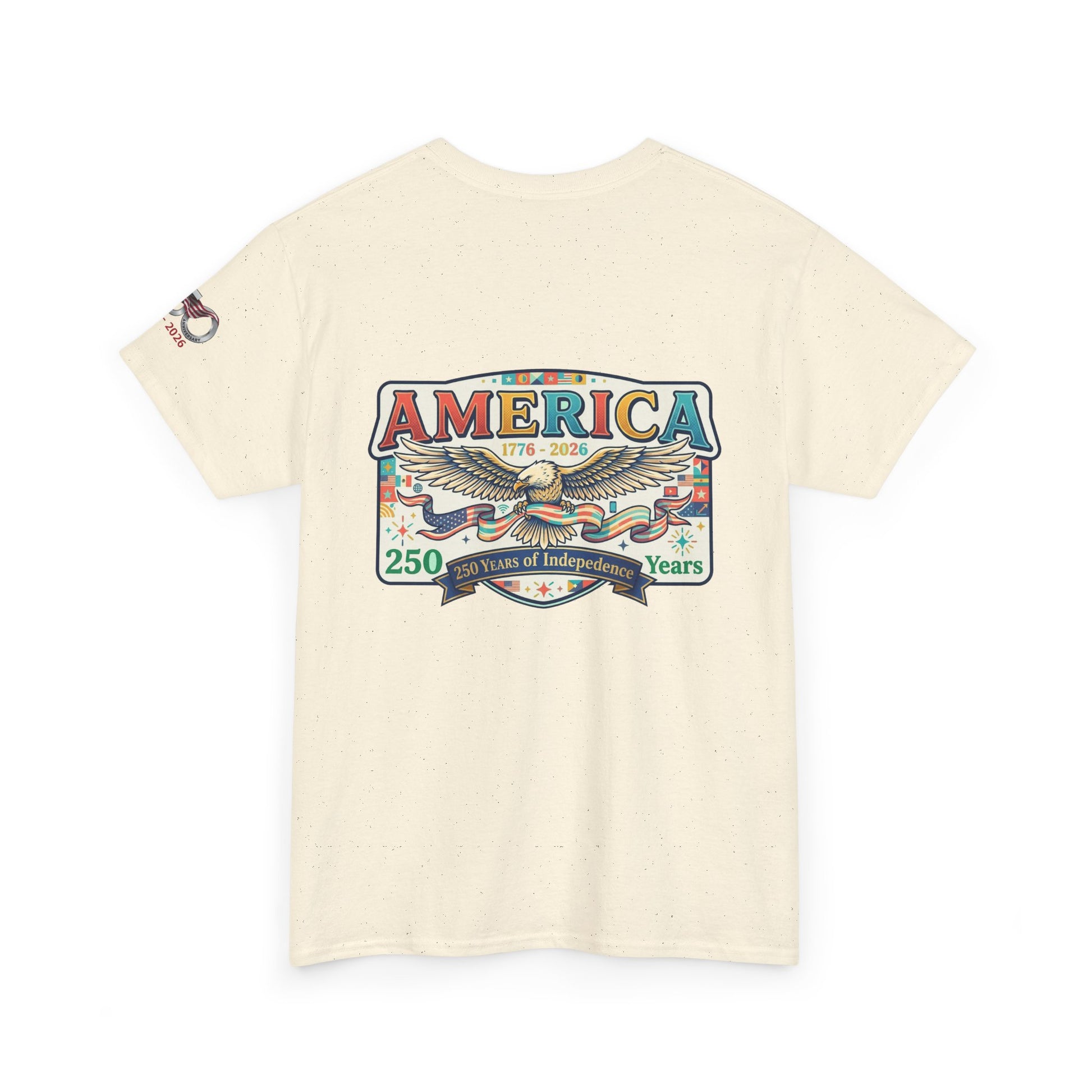 USA 250th ANNIVERSARY Vintage Graphic Tee — 250 Years Patriotic Independence Day Shirt - Trending Novelties & Gifts
