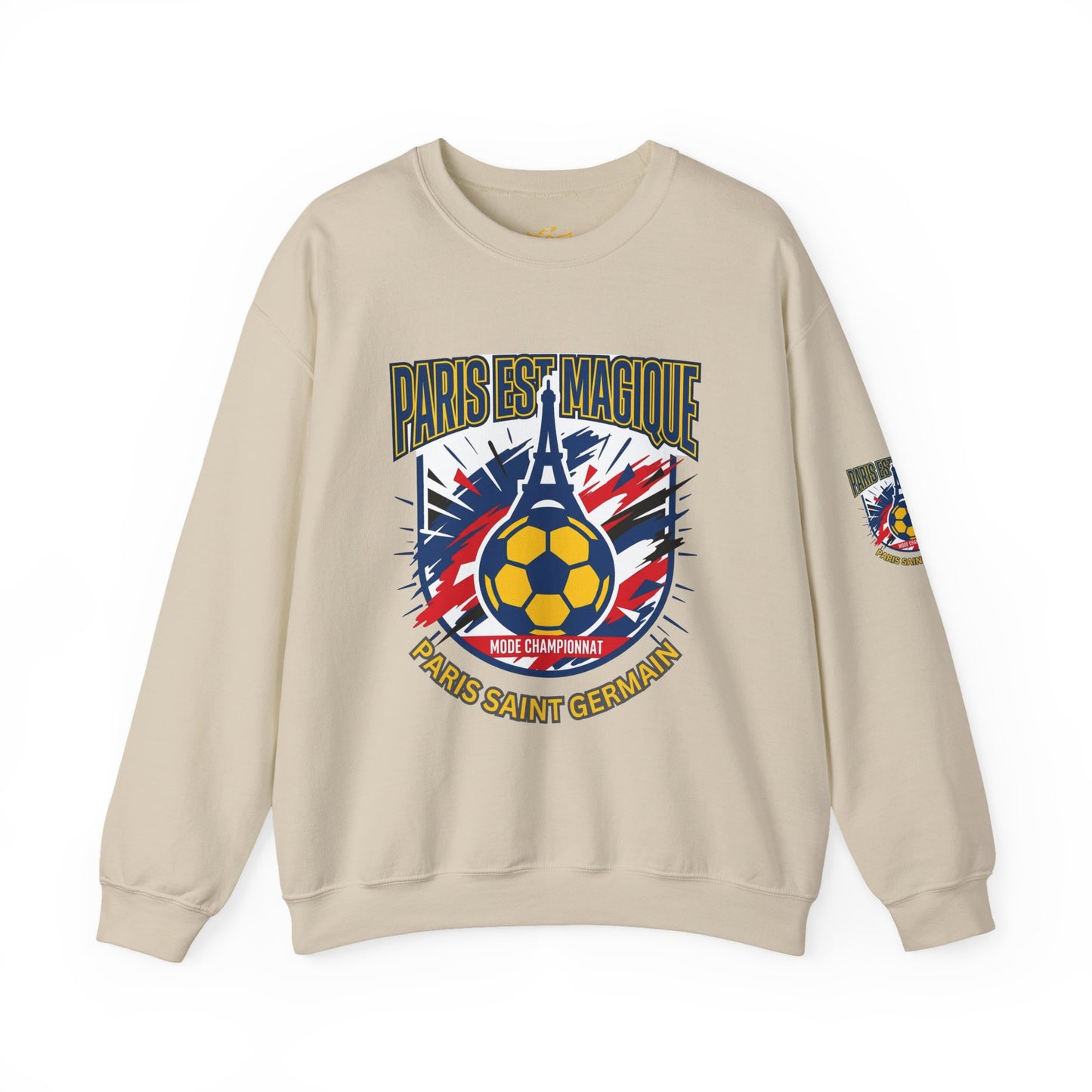 Paris Saint Germain Soccer Crest Sweatshirt | Paris Saint Germain soccer fans Sweatshirt - Trending Novelties & Gifts