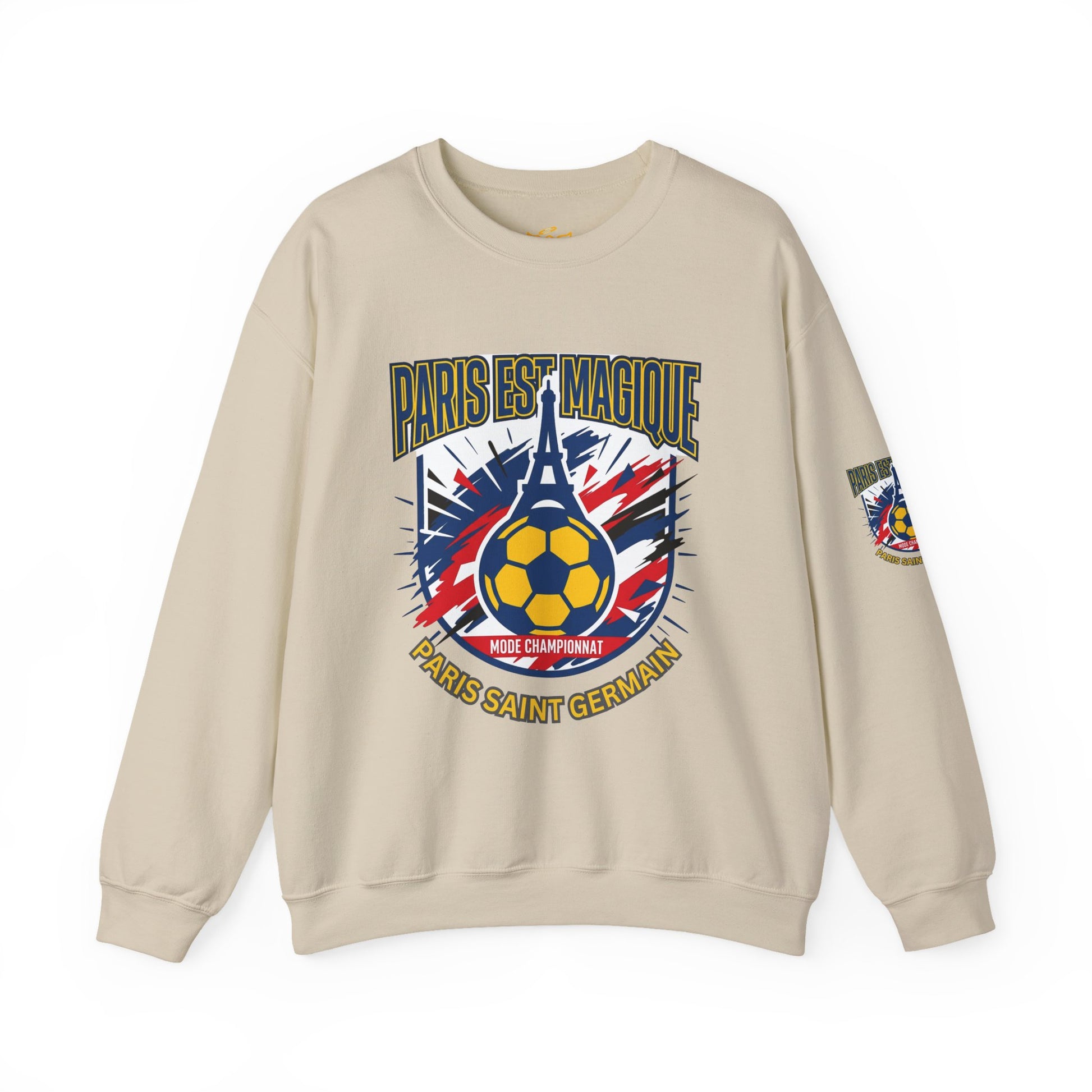 Paris Saint Germain Soccer Crest Sweatshirt | Paris Saint Germain soccer fans Sweatshirt - Trending Novelties & Gifts
