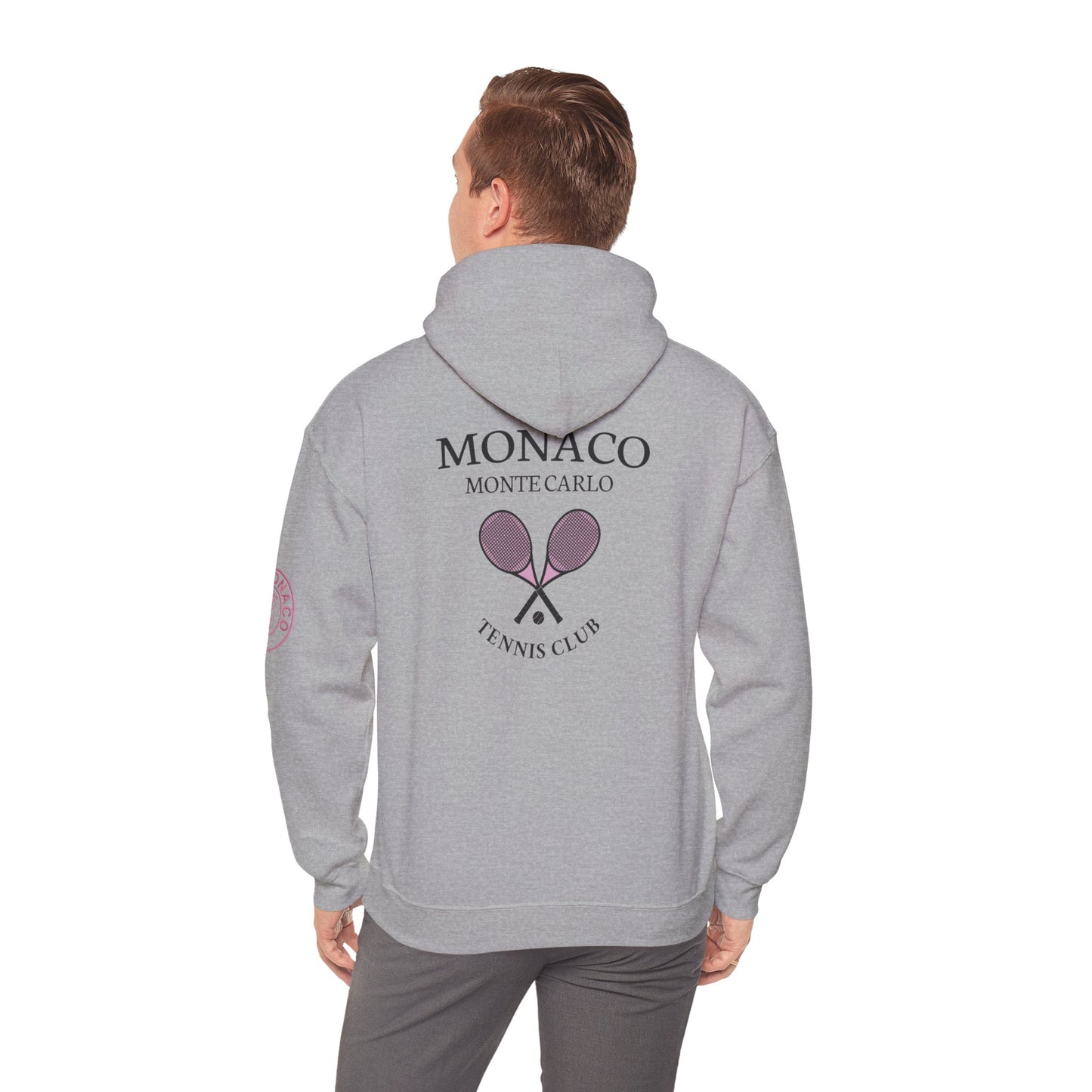 Monaco Monte Carlo Tennis Club Hoodie – Vintage Racket Logo Pullover