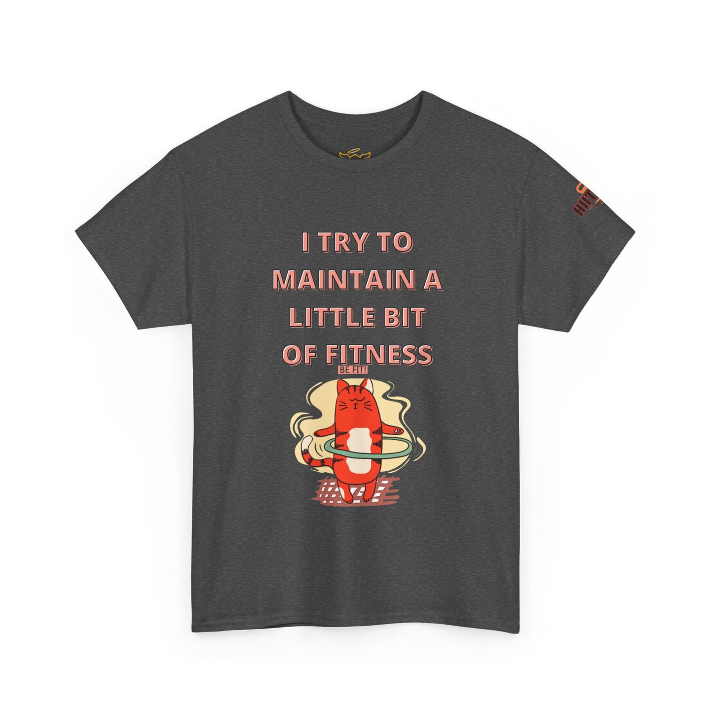 Funny Fitness Quotes Tee 3 - 'Maintain Fitness'. FQT