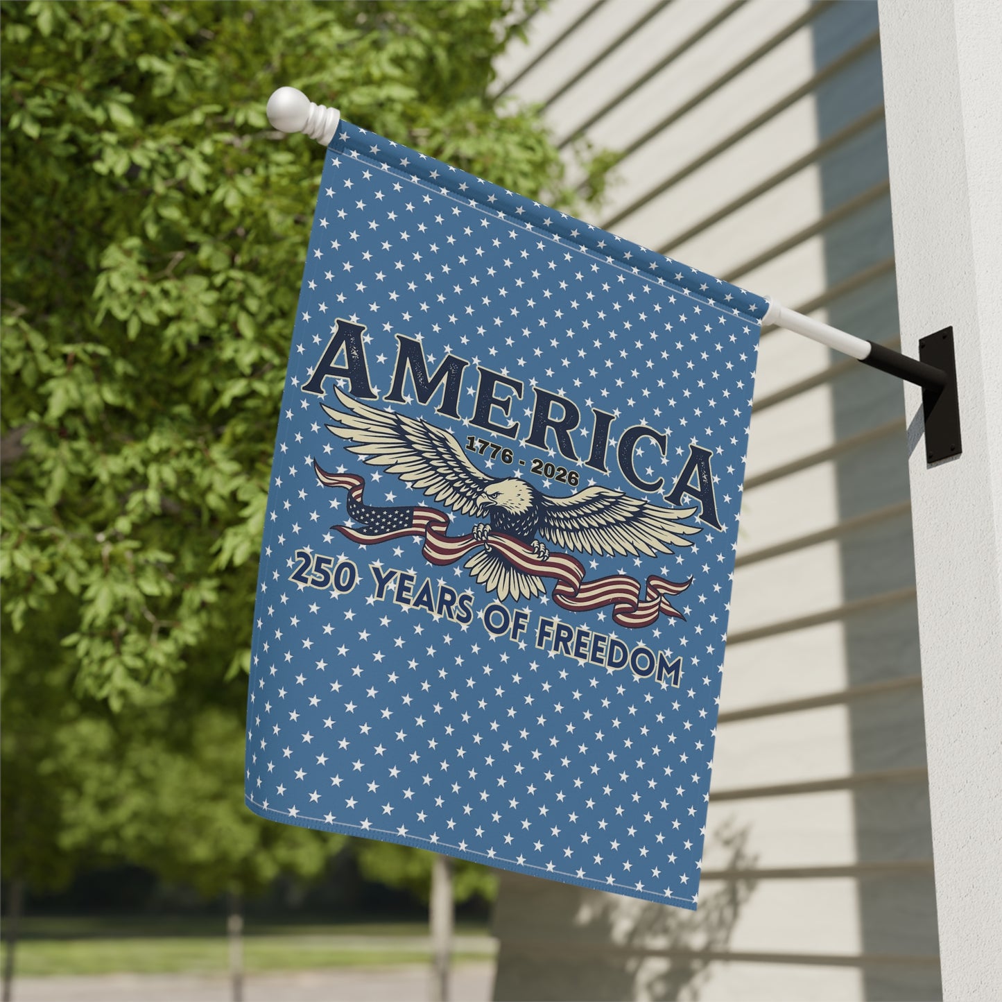 USA 250th ANNIVERSARY Garden Flag | America 250 Years  ANNIVERSARY House Banner - Trending Novelties & Gifts