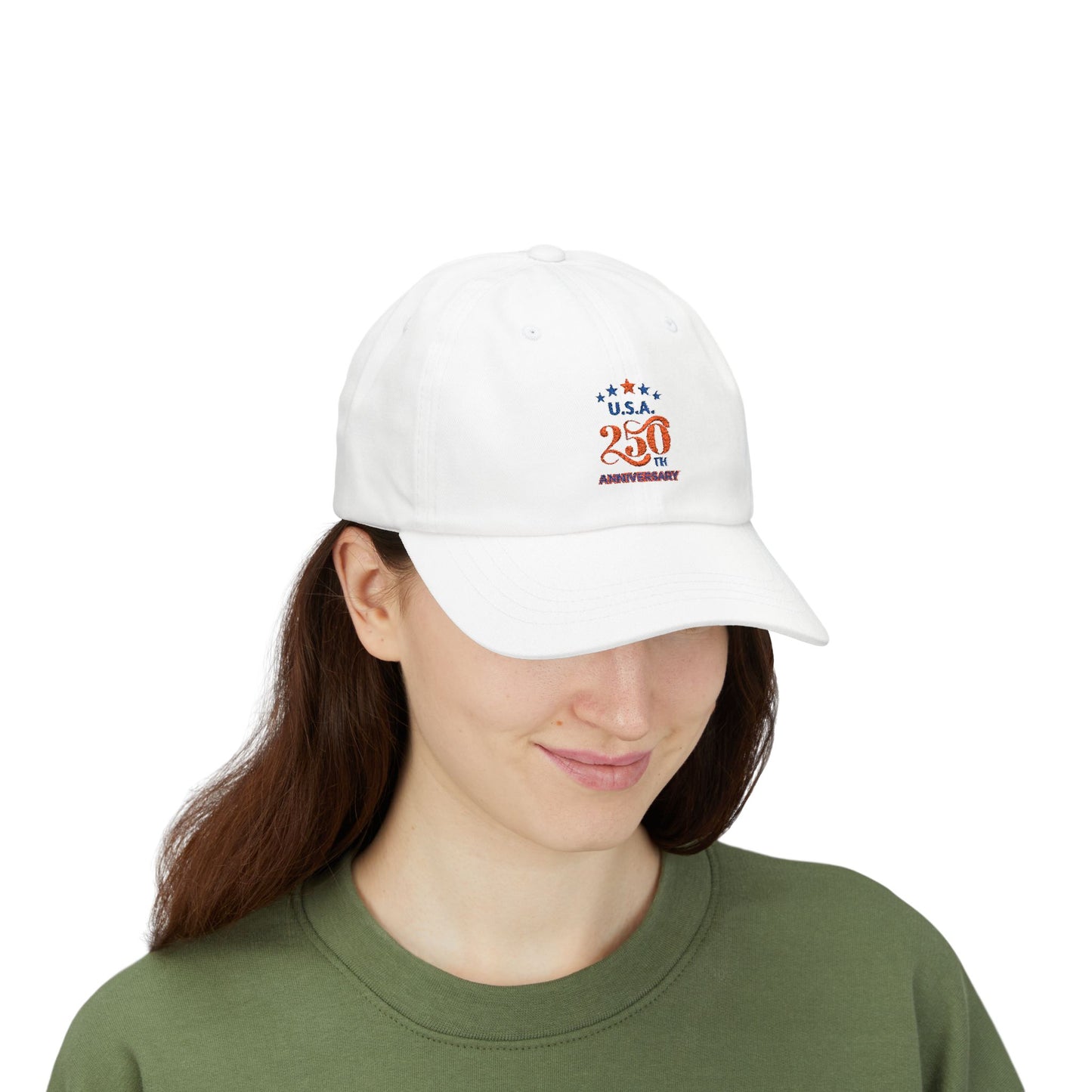 USA 250th Anniversary Dad Cap — Patriotic 250th Anniversary Baseball Hat - Trending Novelties & Gifts