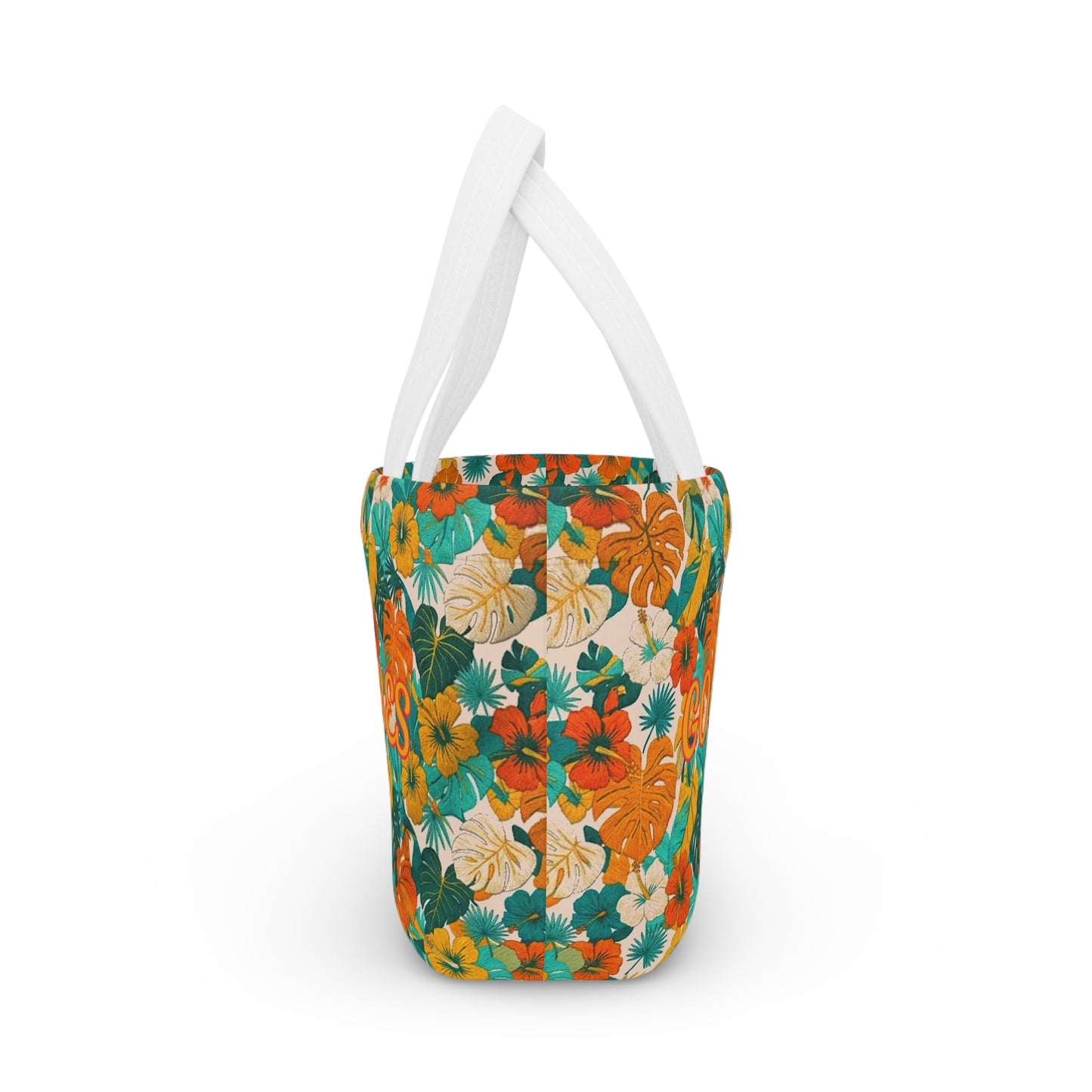 Tropical 'Good Vibes' Lunch Bag — Insulated Summer Cooler Tote - Trending Novelties & Gifts