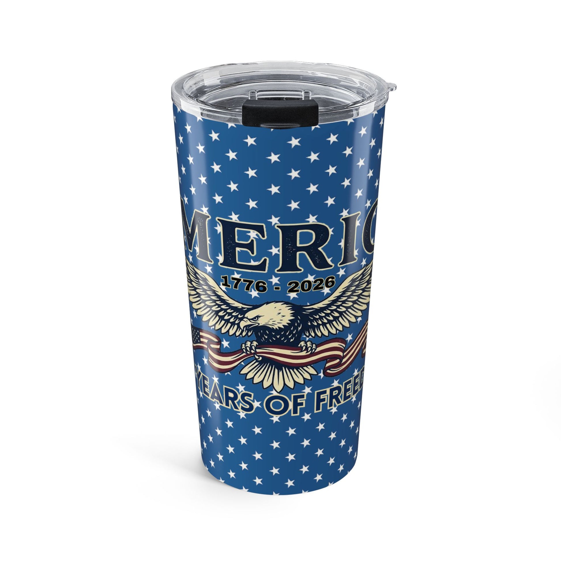 USA 250th ANNIVERSARY 20oz Tumbler – America Eagle Stars & Stripes Travel Cup - Trending Novelties & Gifts