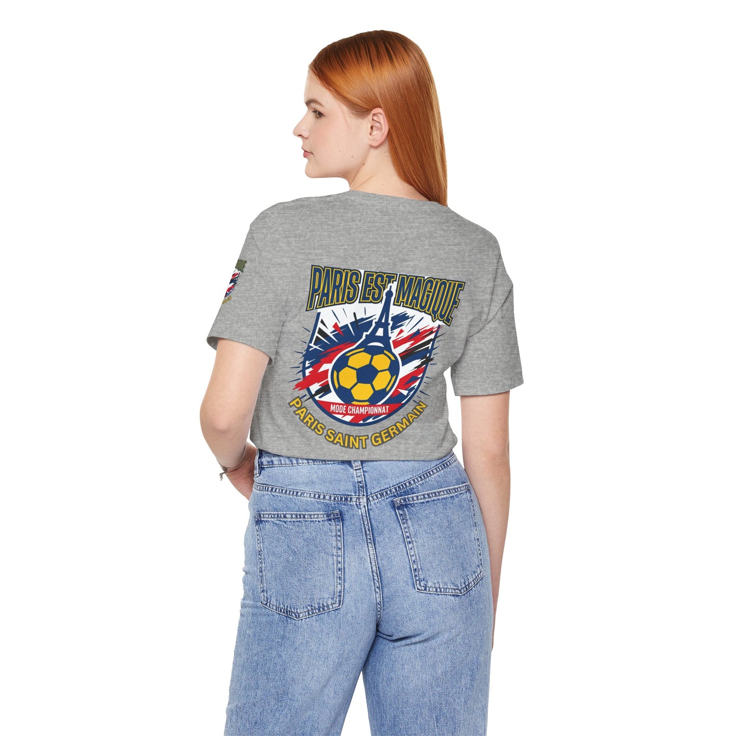 Paris-inspired Soccer Crest Tee | Paris Saint Germain Soccer Fan T-shirt - Trending Novelties & Gifts