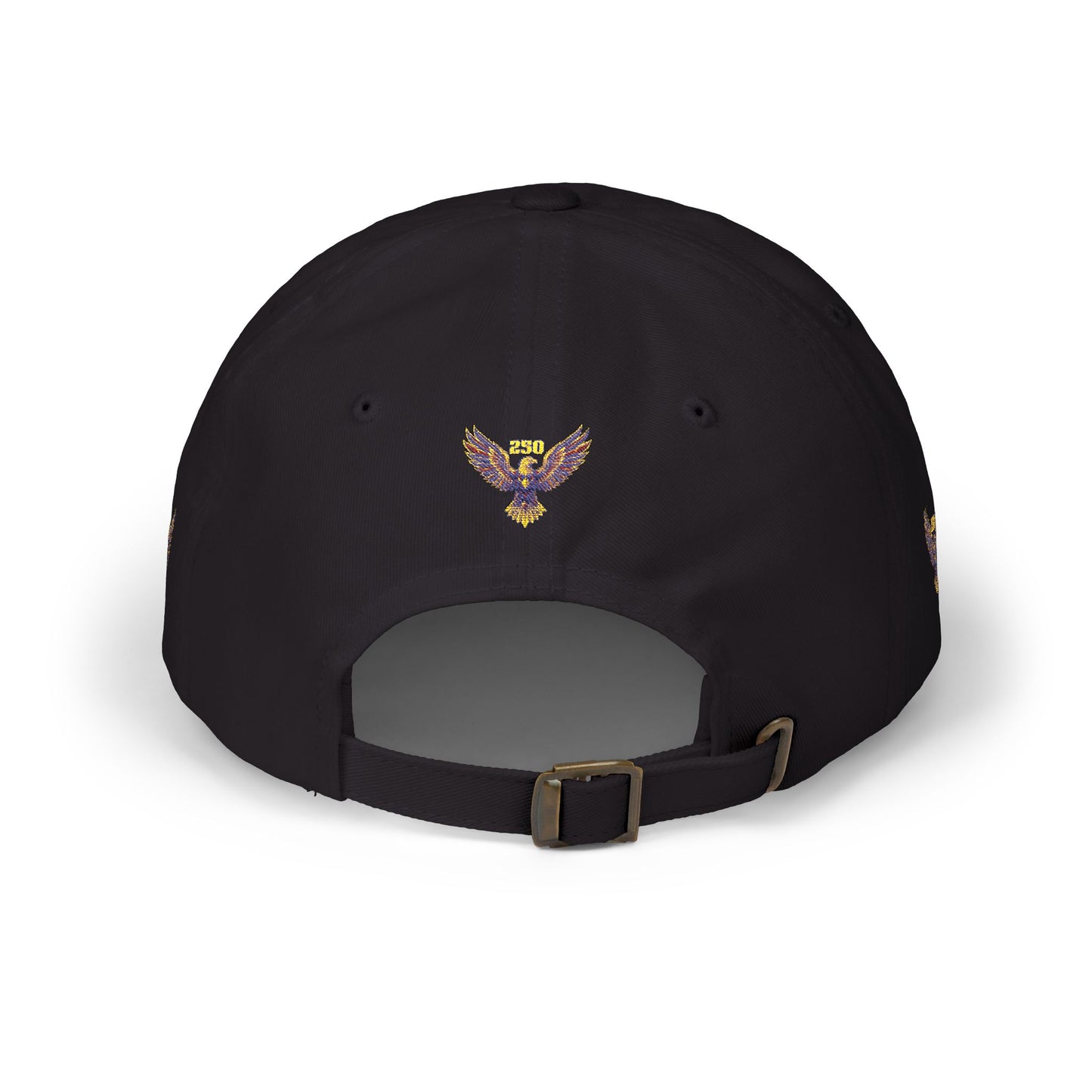 Embroidered Eagle Dad Cap — Vintage Patriot Baseball Cap (USA 250th)