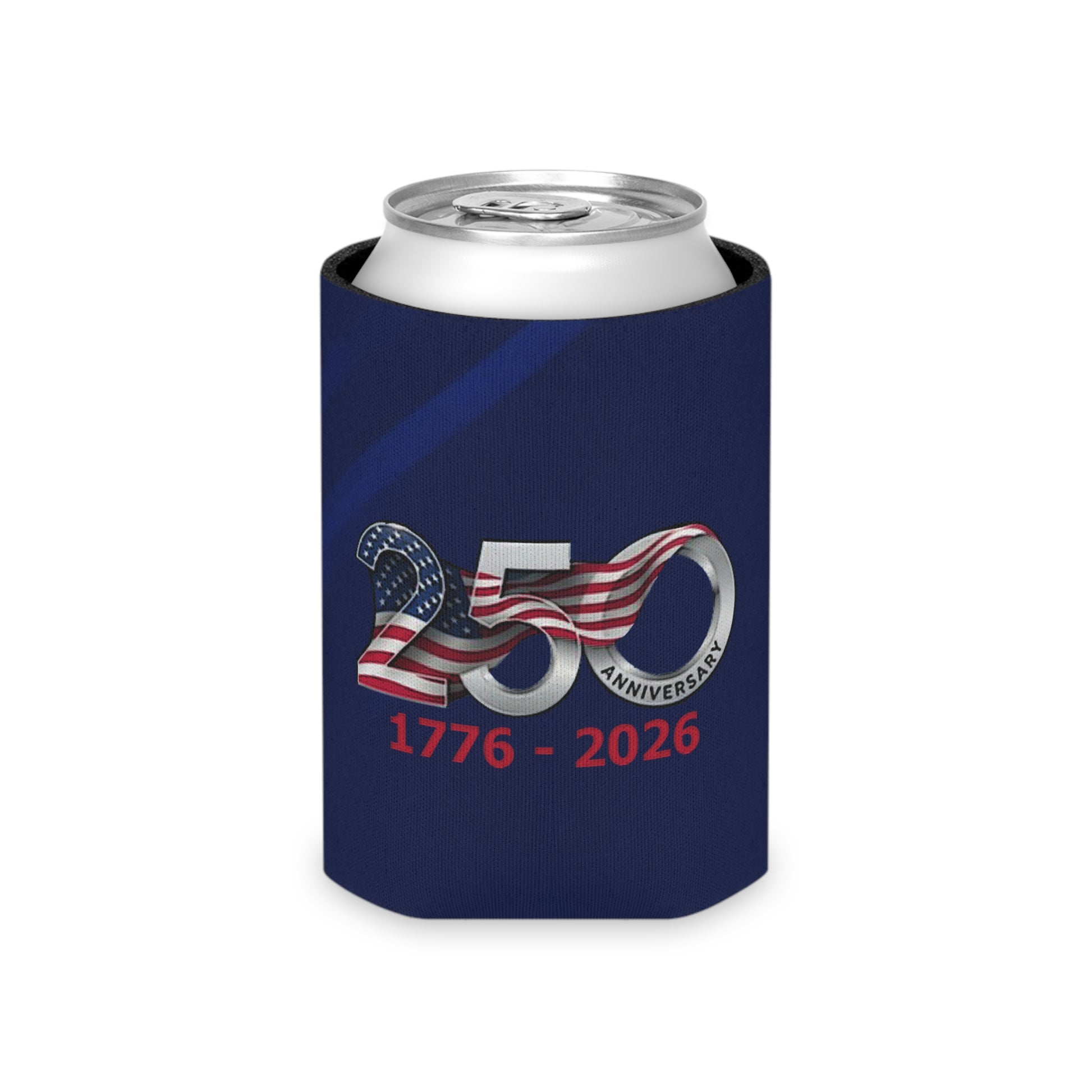 USA 250th ANNIVERSARY American Flag Can Cooler – Patriotic Koozie - Trending Novelties & Gifts