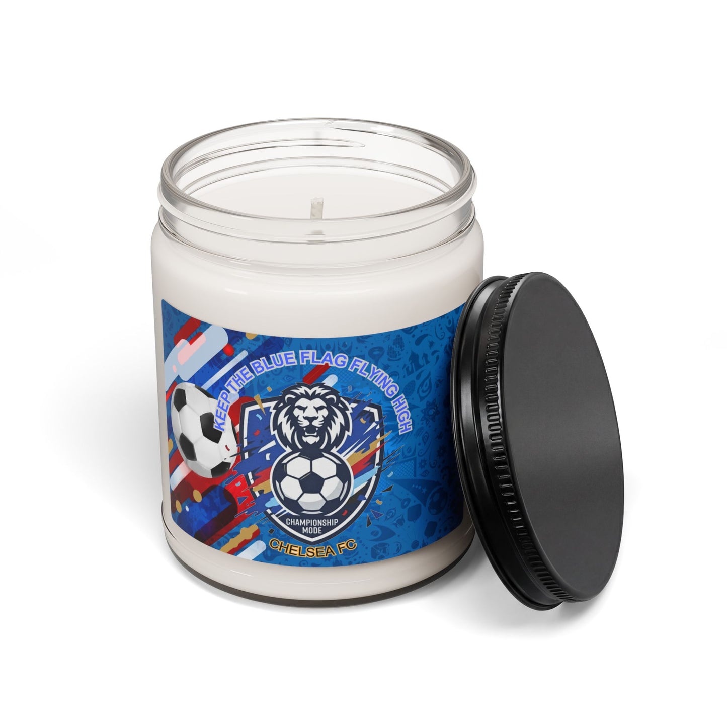 Keep the Blue Flag Flying High Candle | Chelsea Soccer Fans Proud New Label - Trending Novelties & Gifts