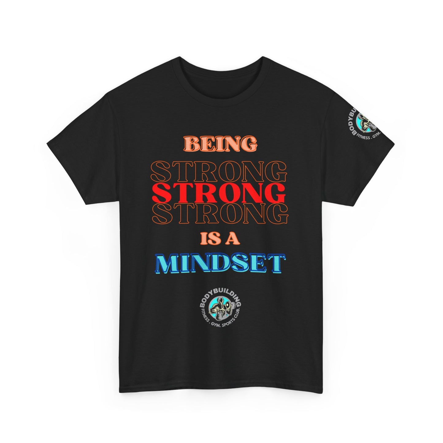 Fitness Gym Slogan Unisex Heavy Cotton Tee. FQT