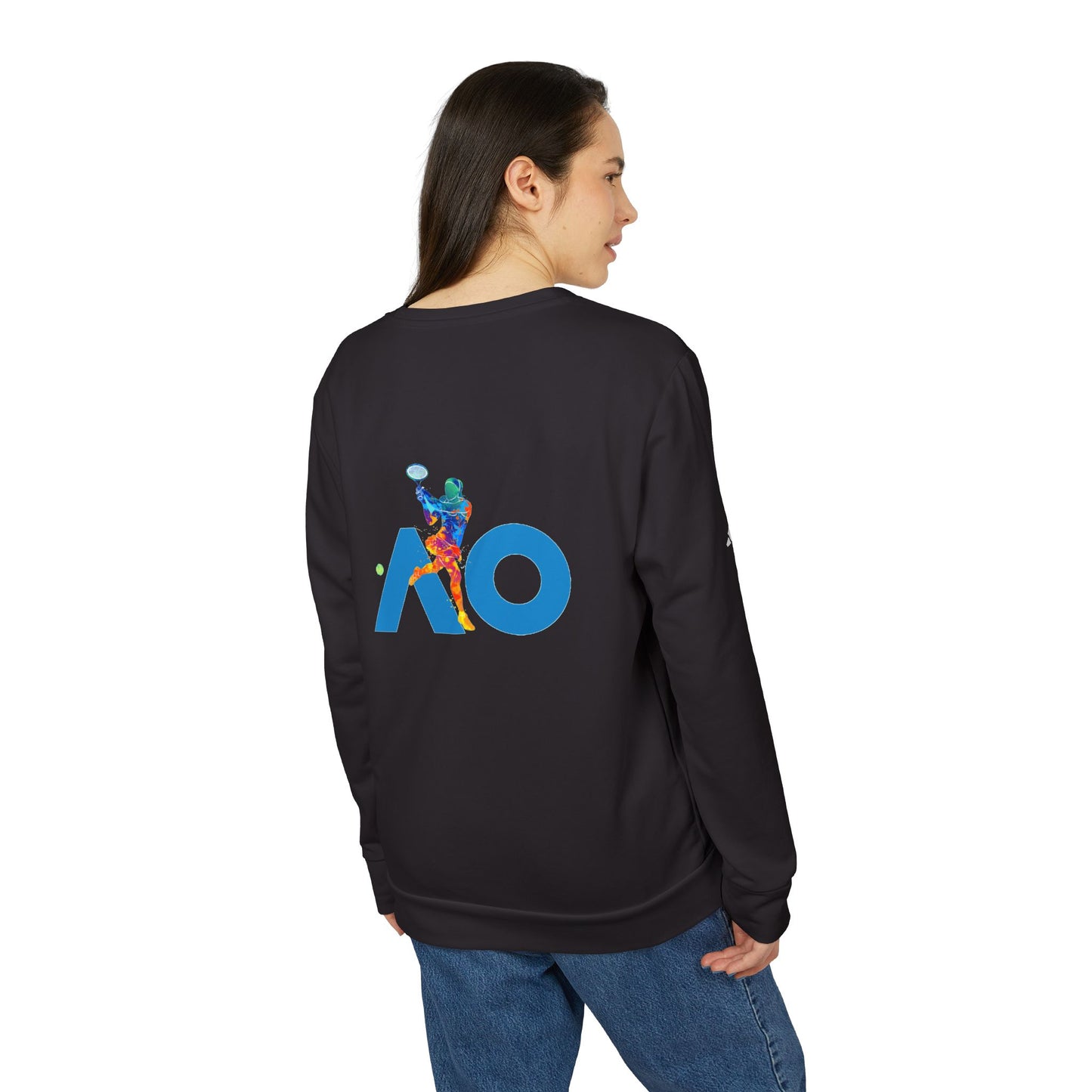 Adidas Tennis Motif Sweatshirt (Blu)