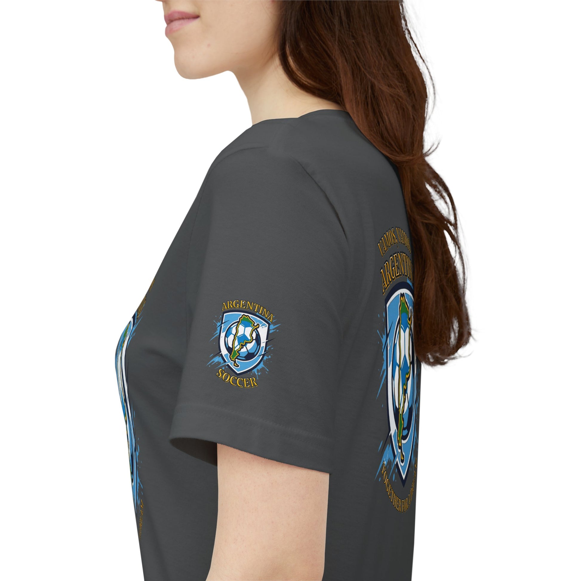 Argentina Soccer T-Shirt - "Vamos, Vamos Argentina" Together for a Dream Fan Tee - Trending Novelties & Gifts