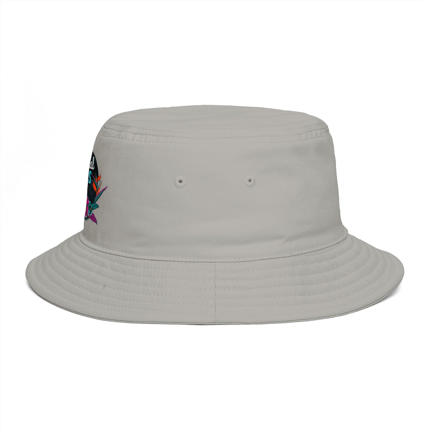 SummerBucket Hat — Tropical Vibes Embroidered Floral Beach Hat - Trending Novelties & Gifts