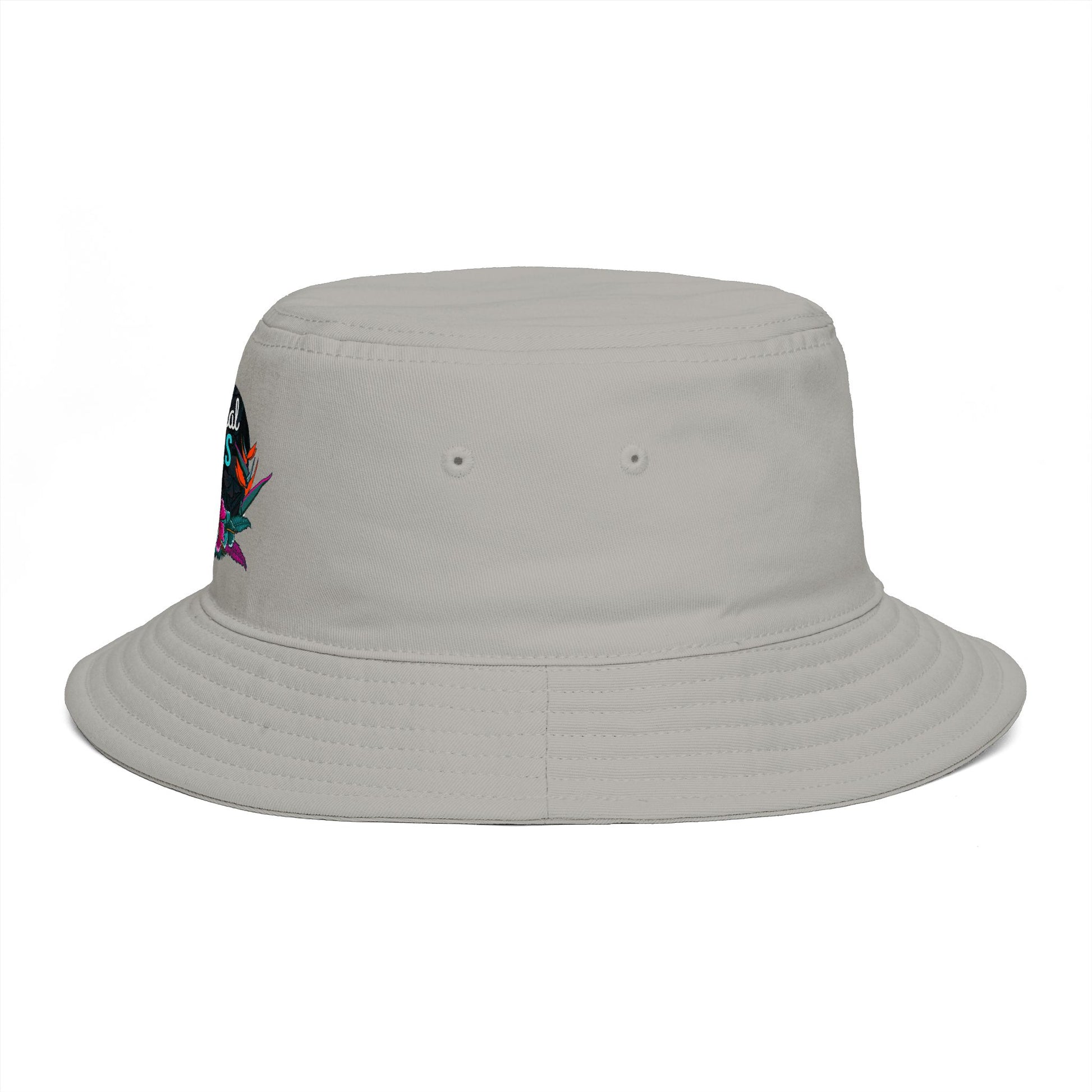 SummerBucket Hat — Tropical Vibes Embroidered Floral Beach Hat - Trending Novelties & Gifts