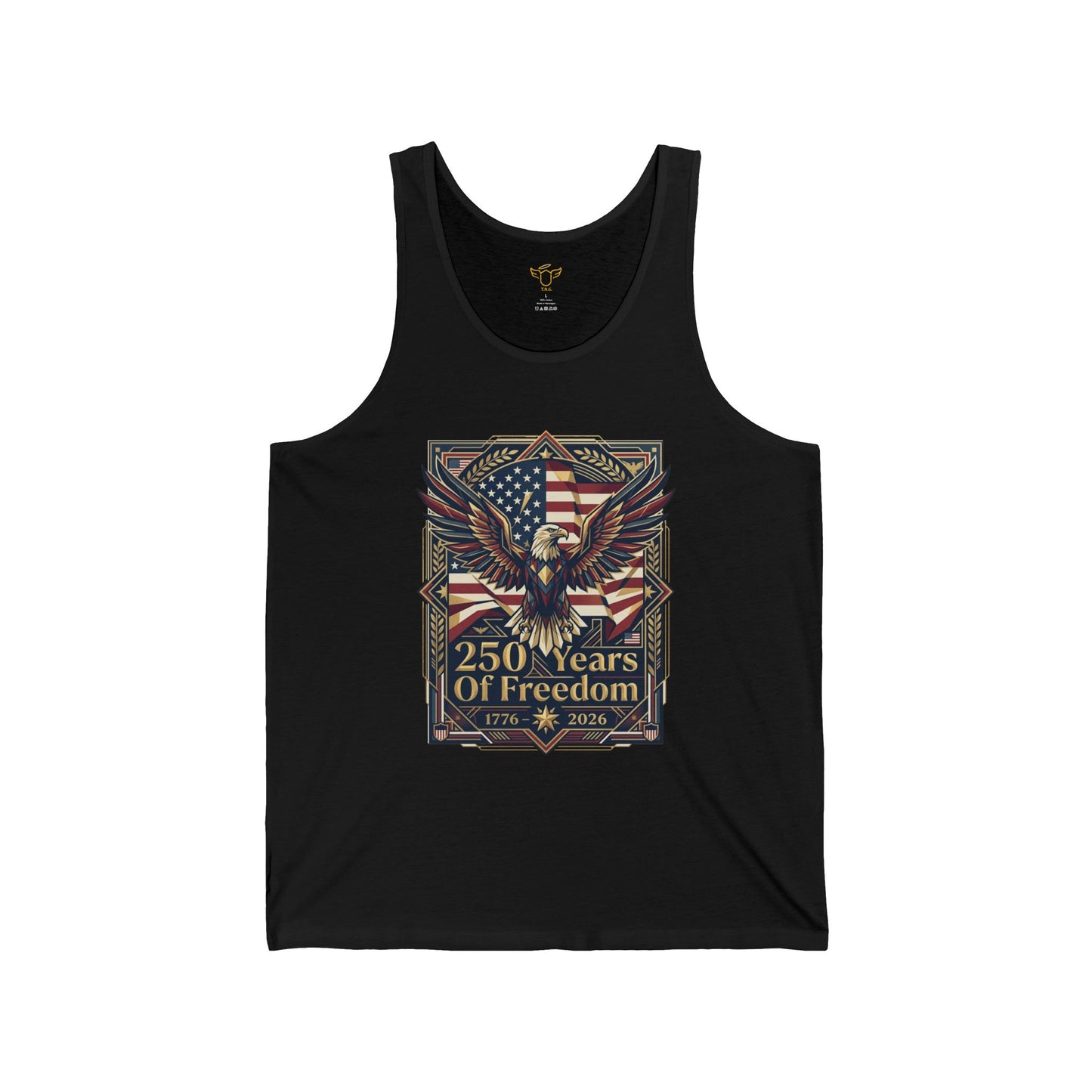America 250 Years of Freedom Eagle Women's Tank Top — USA 250th ANNIVERSARY Tank Top