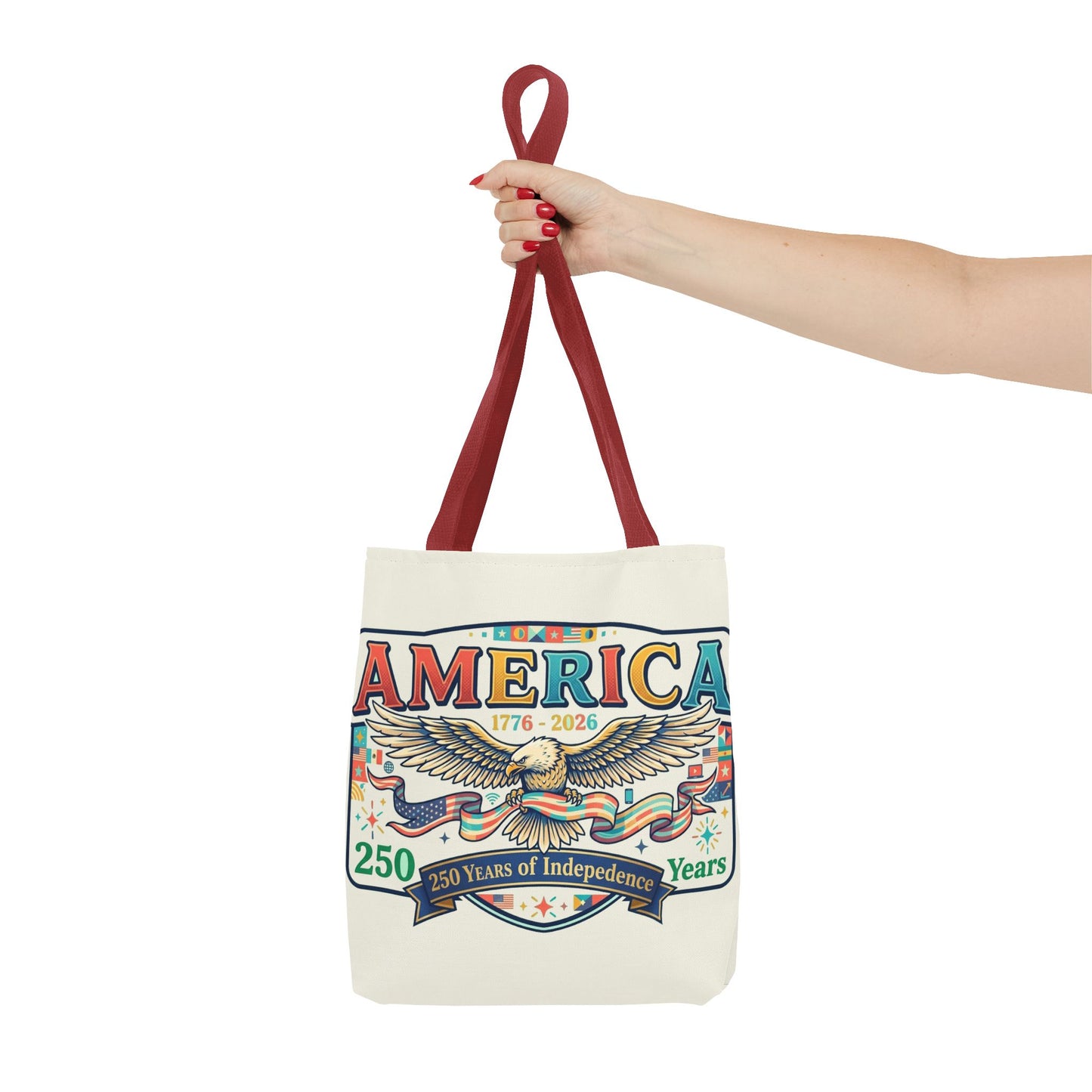 USA 250th ANNIVERSARY Tote Bag — America's 250th ANNIVERSARY Patriotic Eagle Tote - Trending Novelties & Gifts