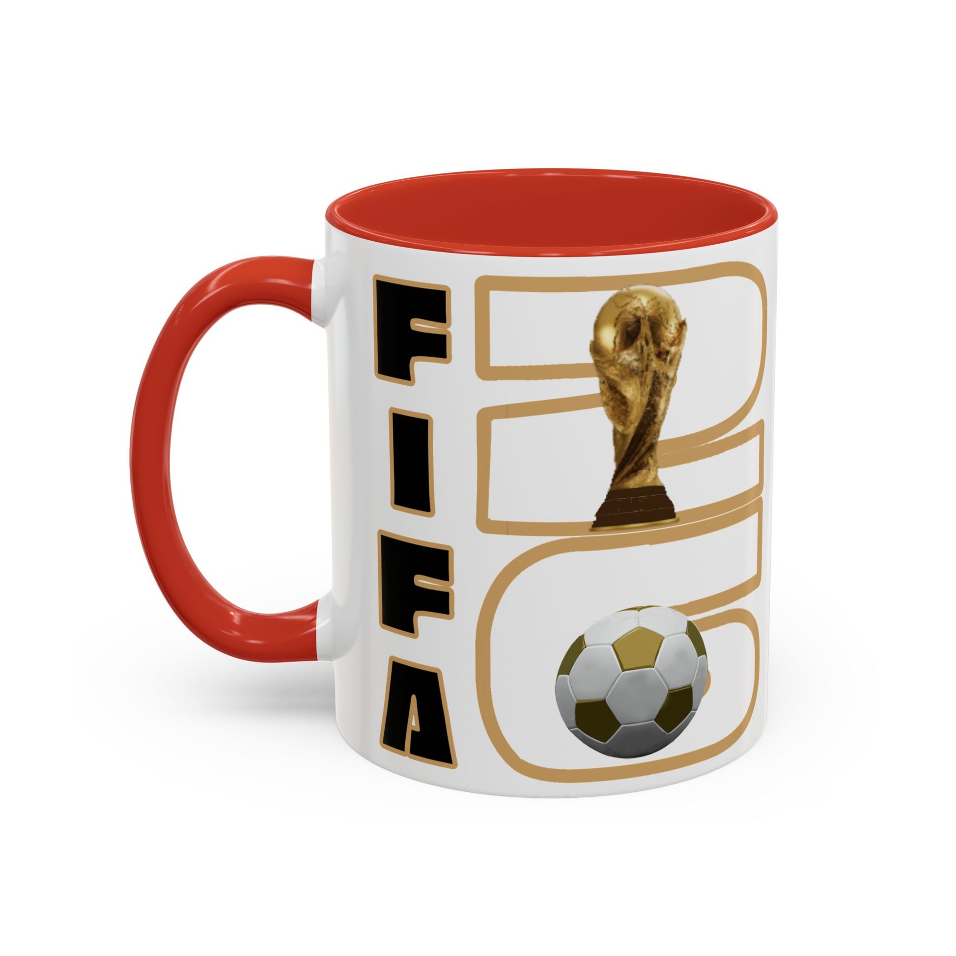 FIFA World Cup '26 Coffee Mug — Soccer Trophy & Ball Graphic 11/15oz - Trending Novelties & Gifts