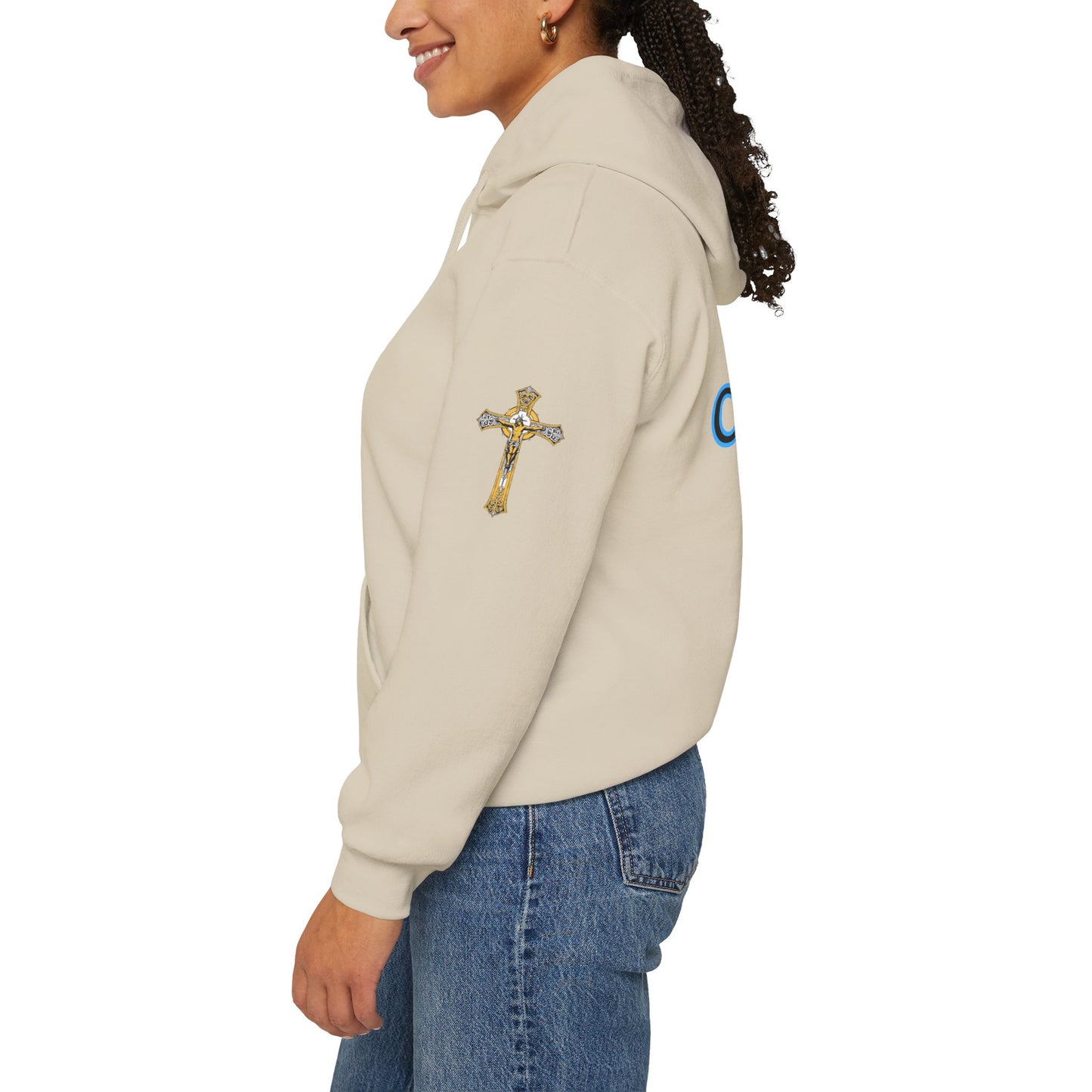Catholic Hoodie - "Catholic: Tradition Since 33 AD" Pullover with Cross Accent (CT)