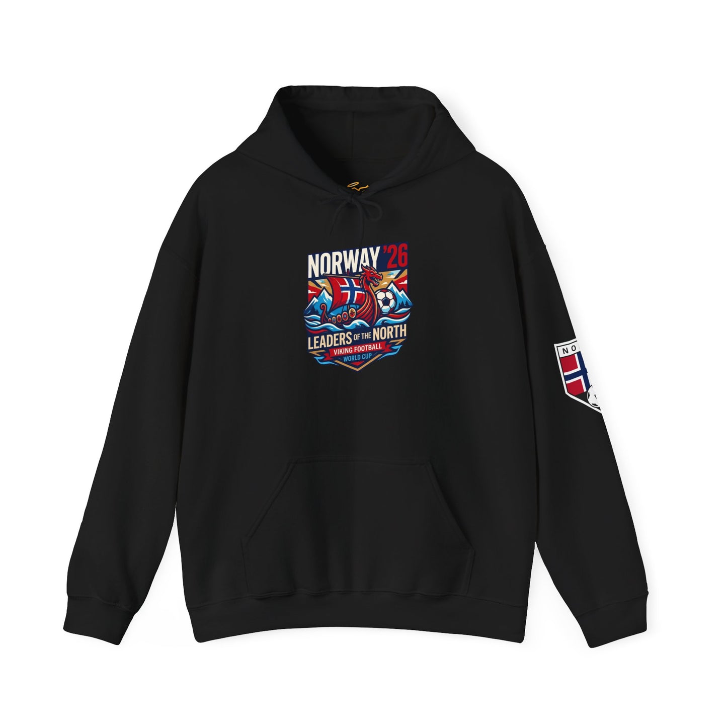 Norway '26 Leaders of the North Hoodie — Norwegian Soccer Fan Pullover