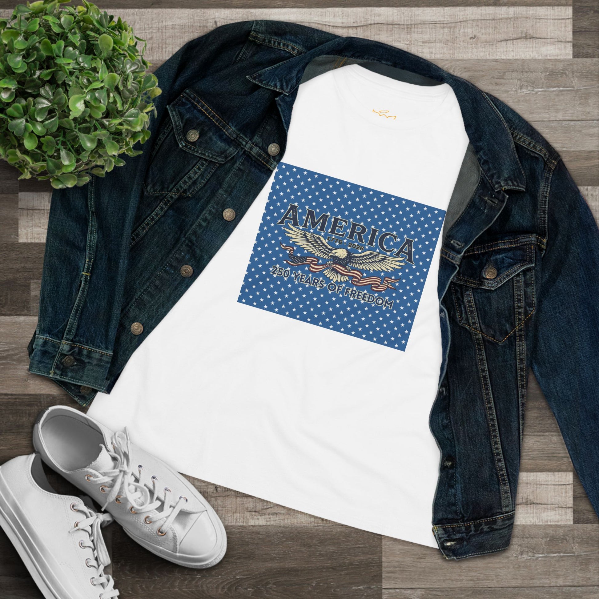America 250 Years Anniversary Patriotic Eagle T‑Shirt – USA 250th ANNIVERSARY Cotton Tee - Trending Novelties & Gifts